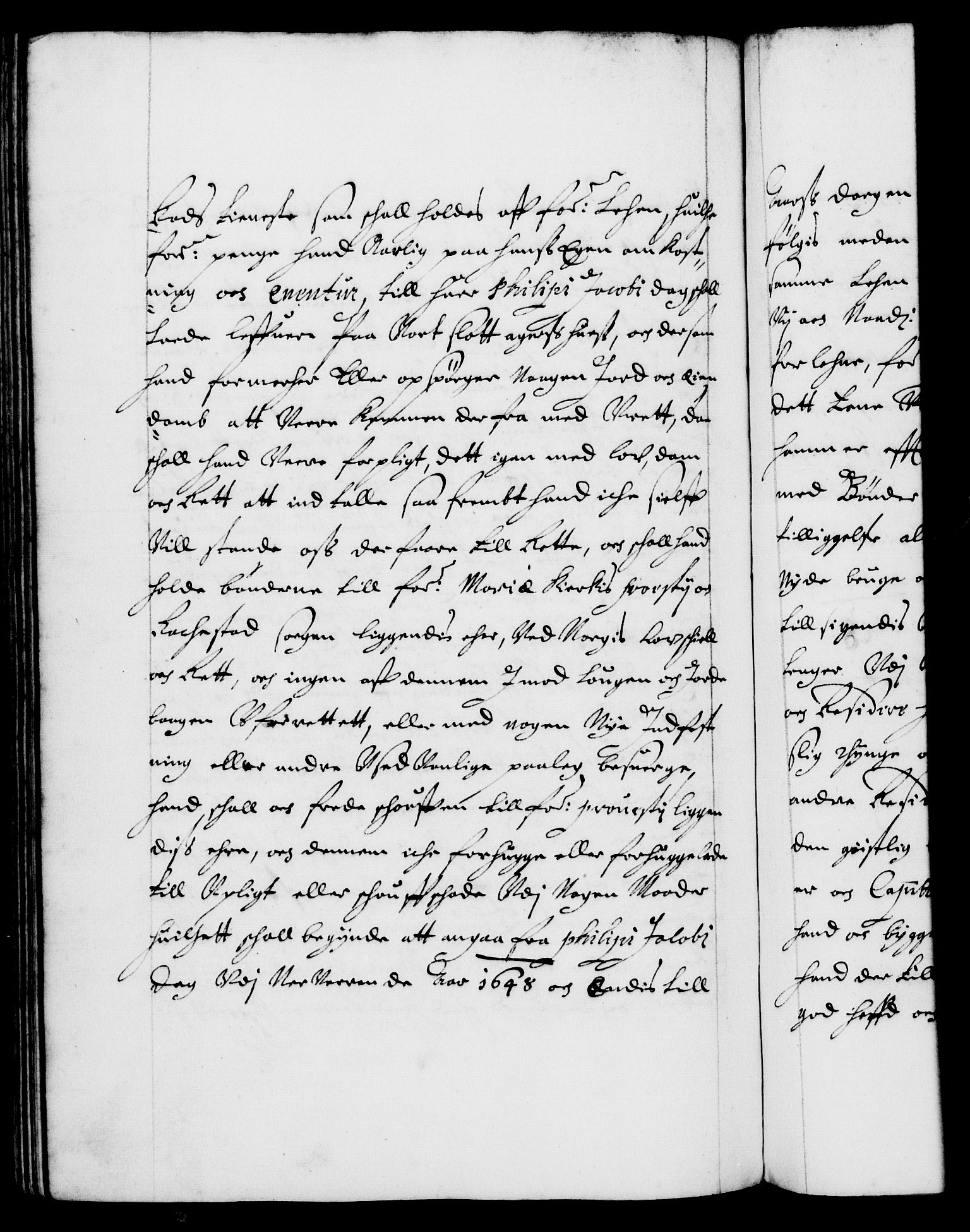 Danske Kanselli 1572-1799, RA/EA-3023/F/Fc/Fca/Fcaa/L0007: Norske registre (mikrofilm), 1648-1650, p. 603b