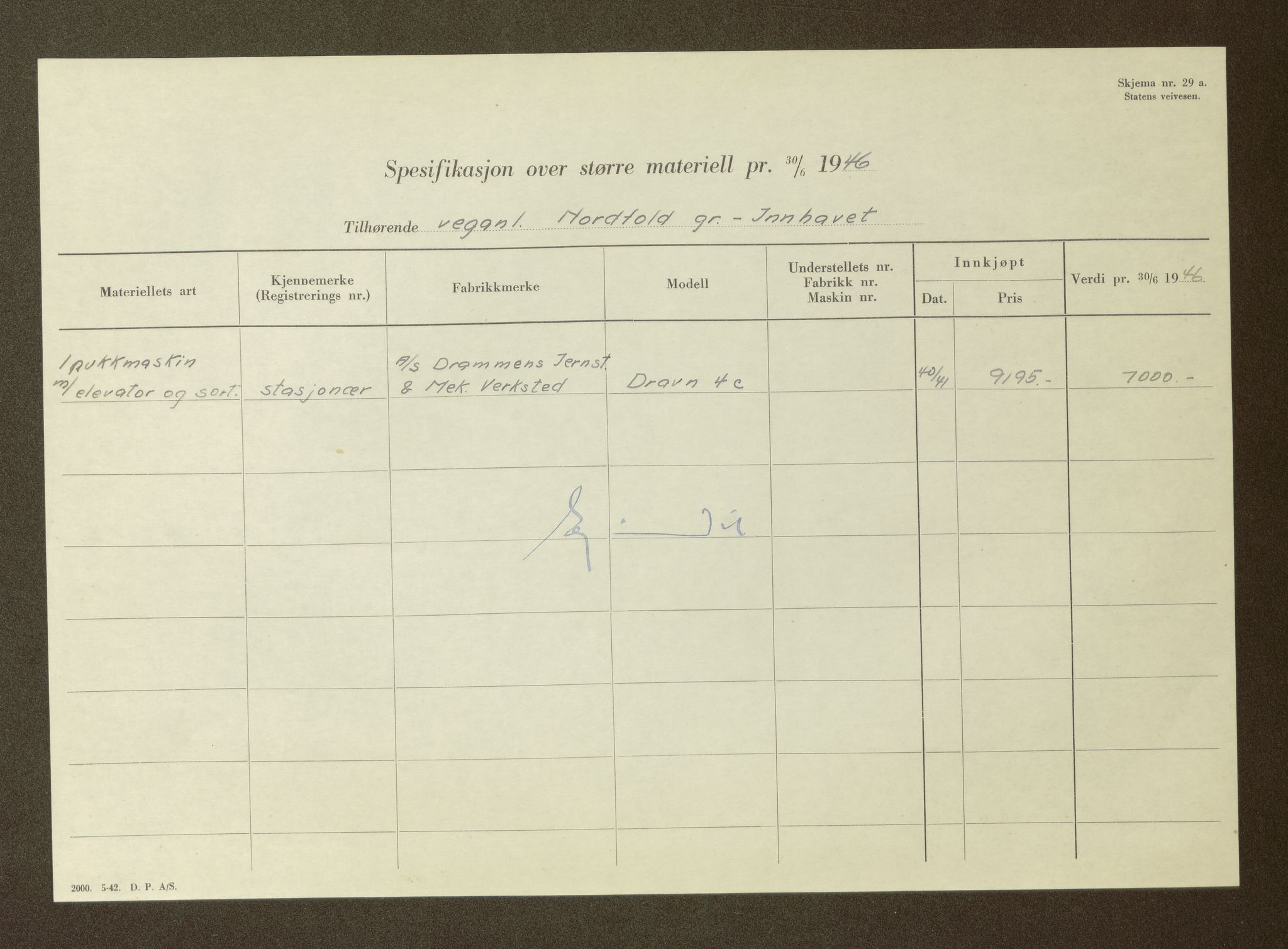 Nordland vegkontor, AV/SAT-A-4181/F/Fa/L0030: Hamarøy/Tysfjord, 1885-1948, p. 1599