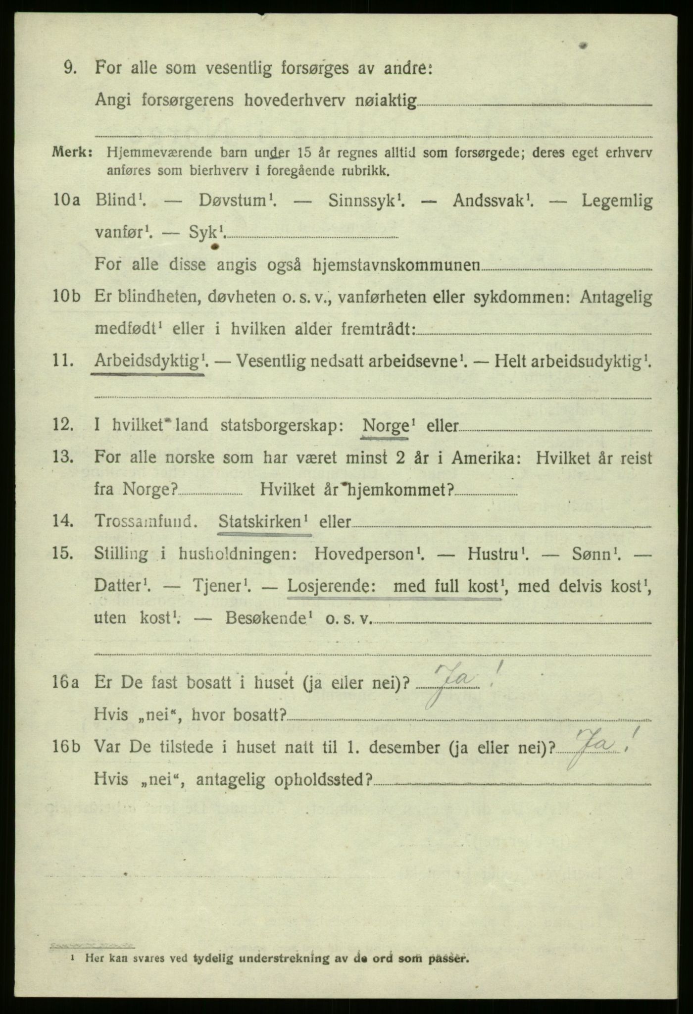 SAB, 1920 census for Fjaler, 1920, p. 3888