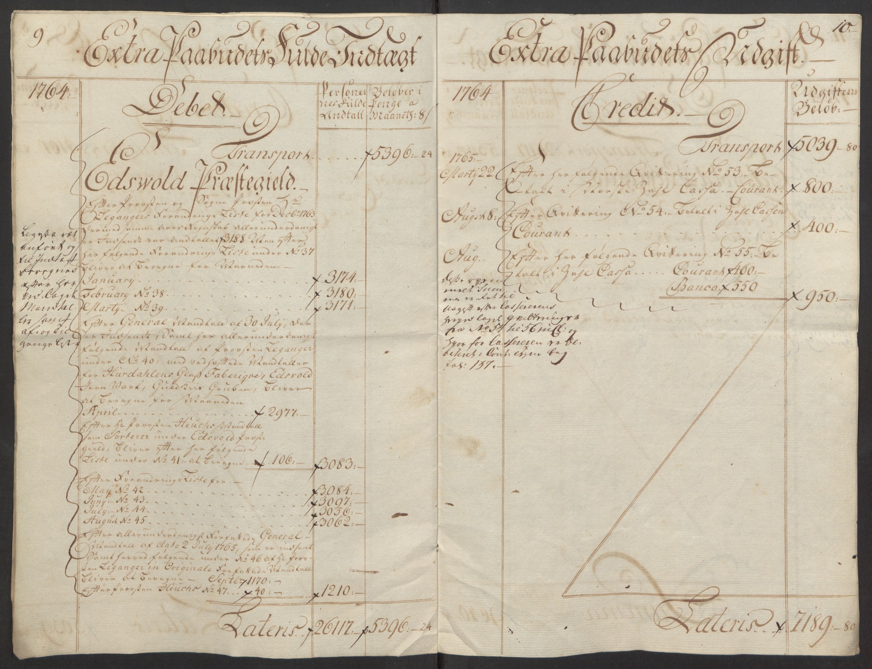 Rentekammeret inntil 1814, Reviderte regnskaper, Fogderegnskap, RA/EA-4092/R12/L0803: Ekstraskatten Øvre Romerike, 1763-1764, p. 190