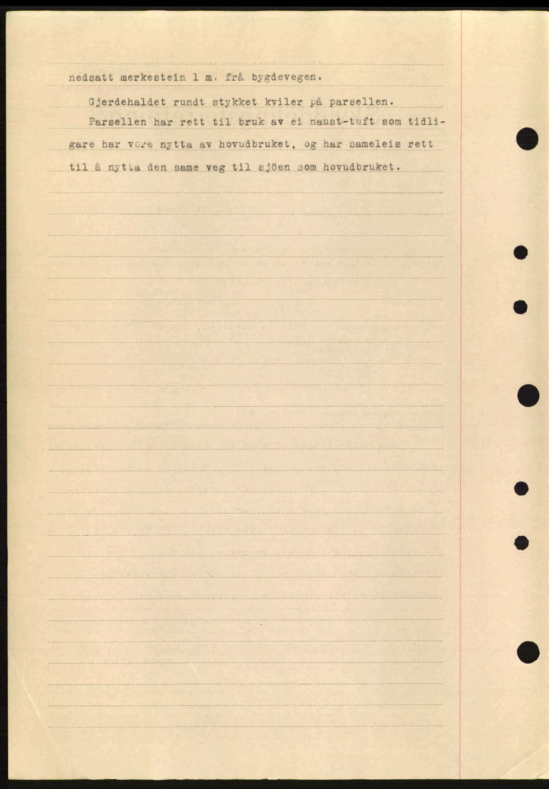 Nordre Sunnmøre sorenskriveri, AV/SAT-A-0006/1/2/2C/2Ca: Mortgage book no. A10, 1940-1941, Diary no: : 1556/1940