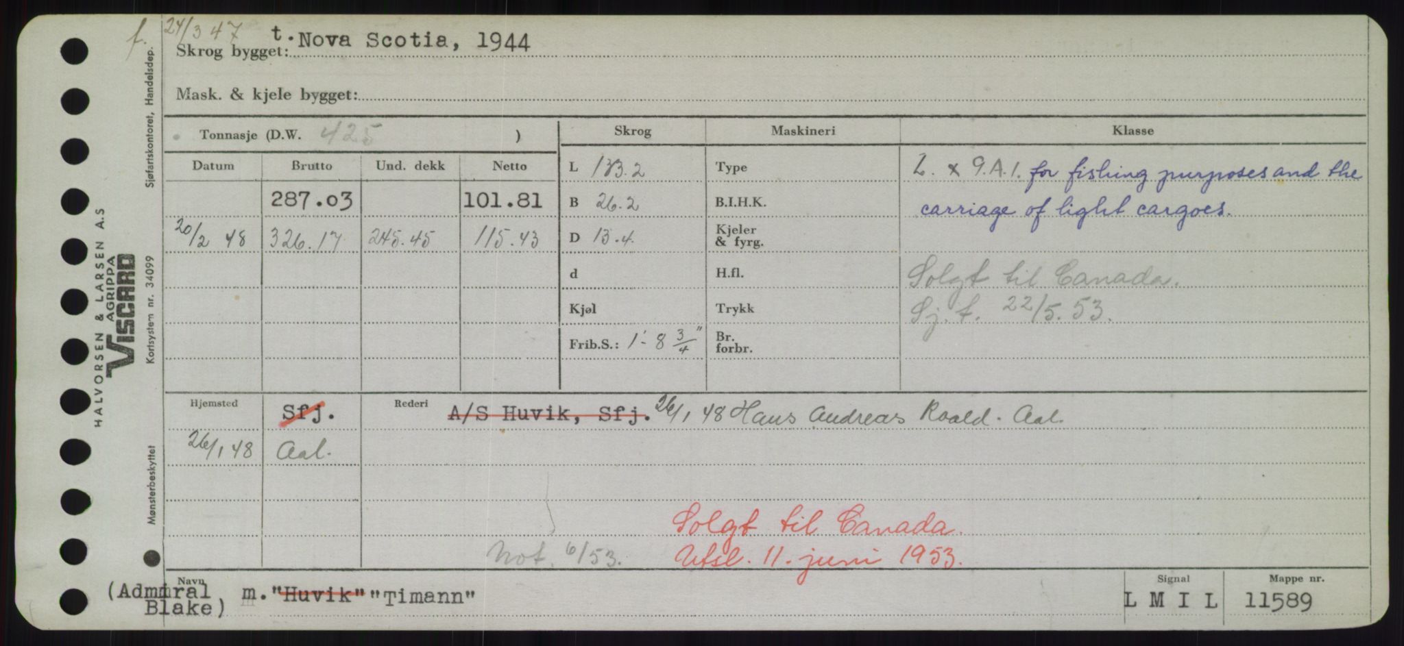 Sjøfartsdirektoratet med forløpere, Skipsmålingen, AV/RA-S-1627/H/Hd/L0039: Fartøy, Ti-Tø, p. 31