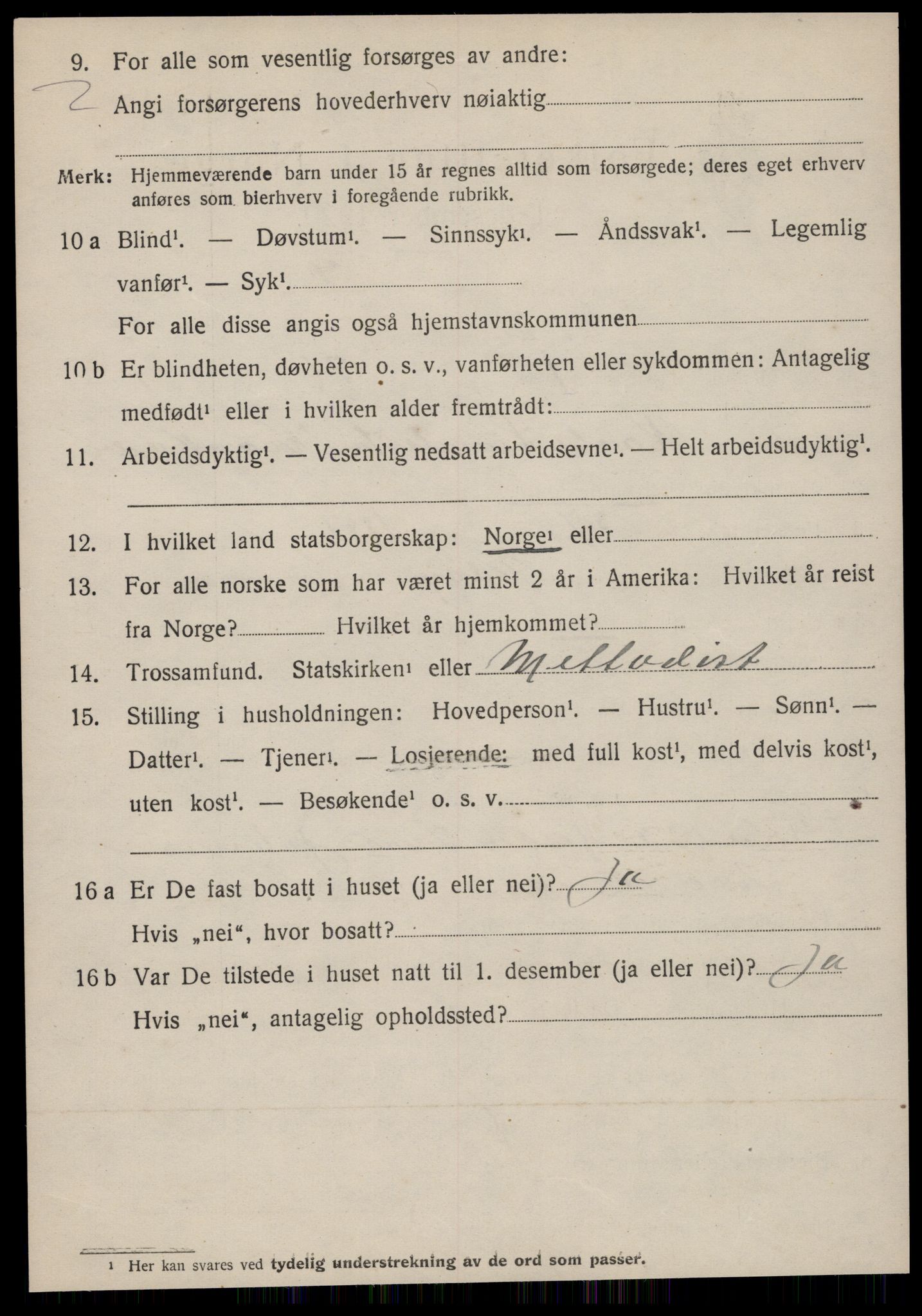 SAT, 1920 census for Edøy, 1920, p. 2211