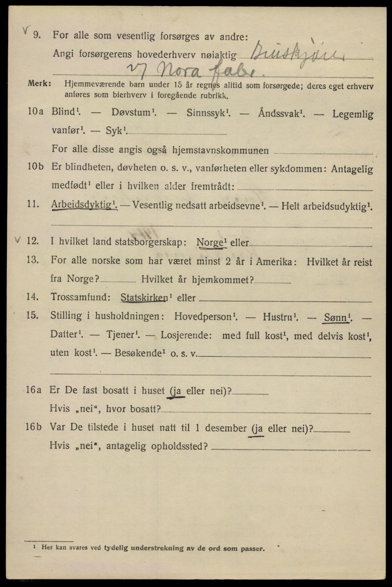 SAO, 1920 census for Kristiania, 1920, p. 160642