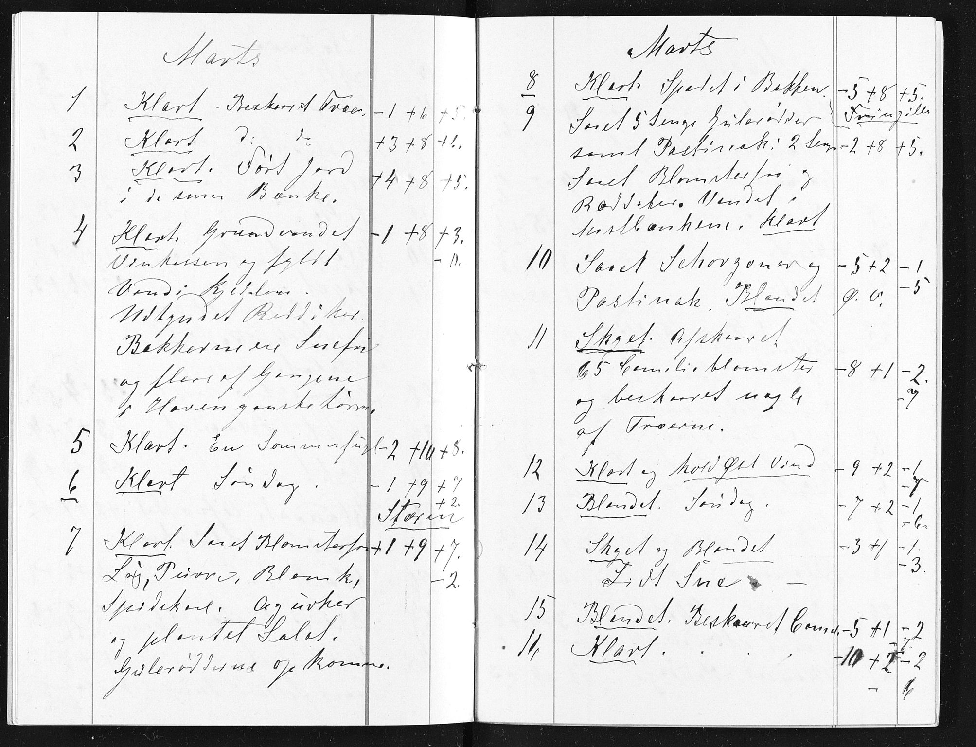 Familien Aalls privatarkiv , NESJ/NJM-005/E-00003/L0001/0003/0016: Dag- og notatbøker / Dølner dagbokpakke 001, 1887