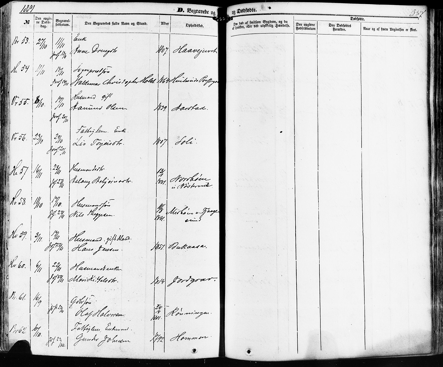 Kviteseid kirkebøker, AV/SAKO-A-276/F/Fa/L0007: Parish register (official) no. I 7, 1859-1881, p. 537