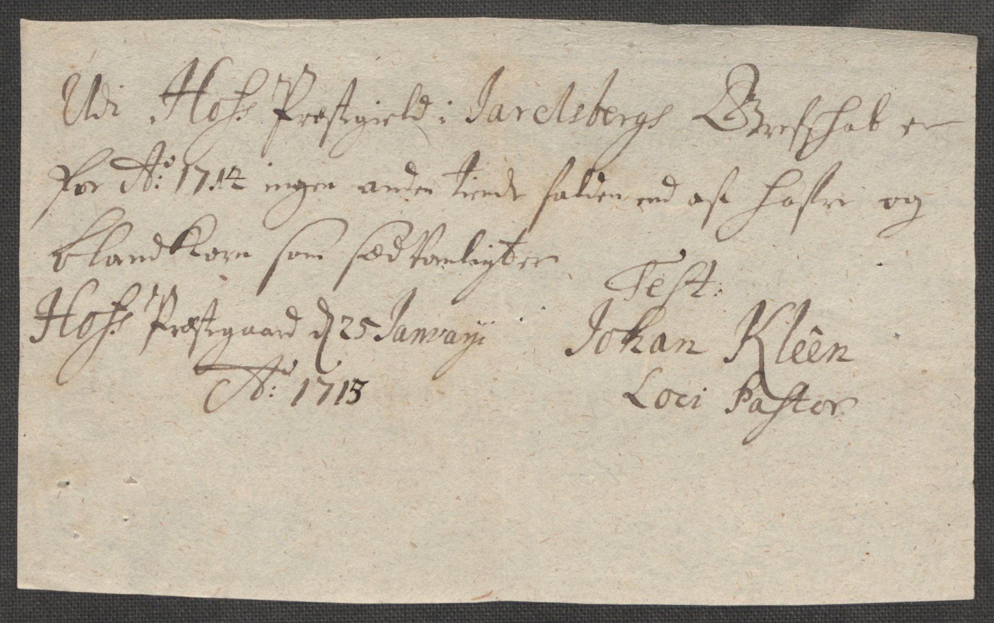 Rentekammeret inntil 1814, Reviderte regnskaper, Fogderegnskap, AV/RA-EA-4092/R32/L1879: Fogderegnskap Jarlsberg grevskap, 1714-1715, p. 131