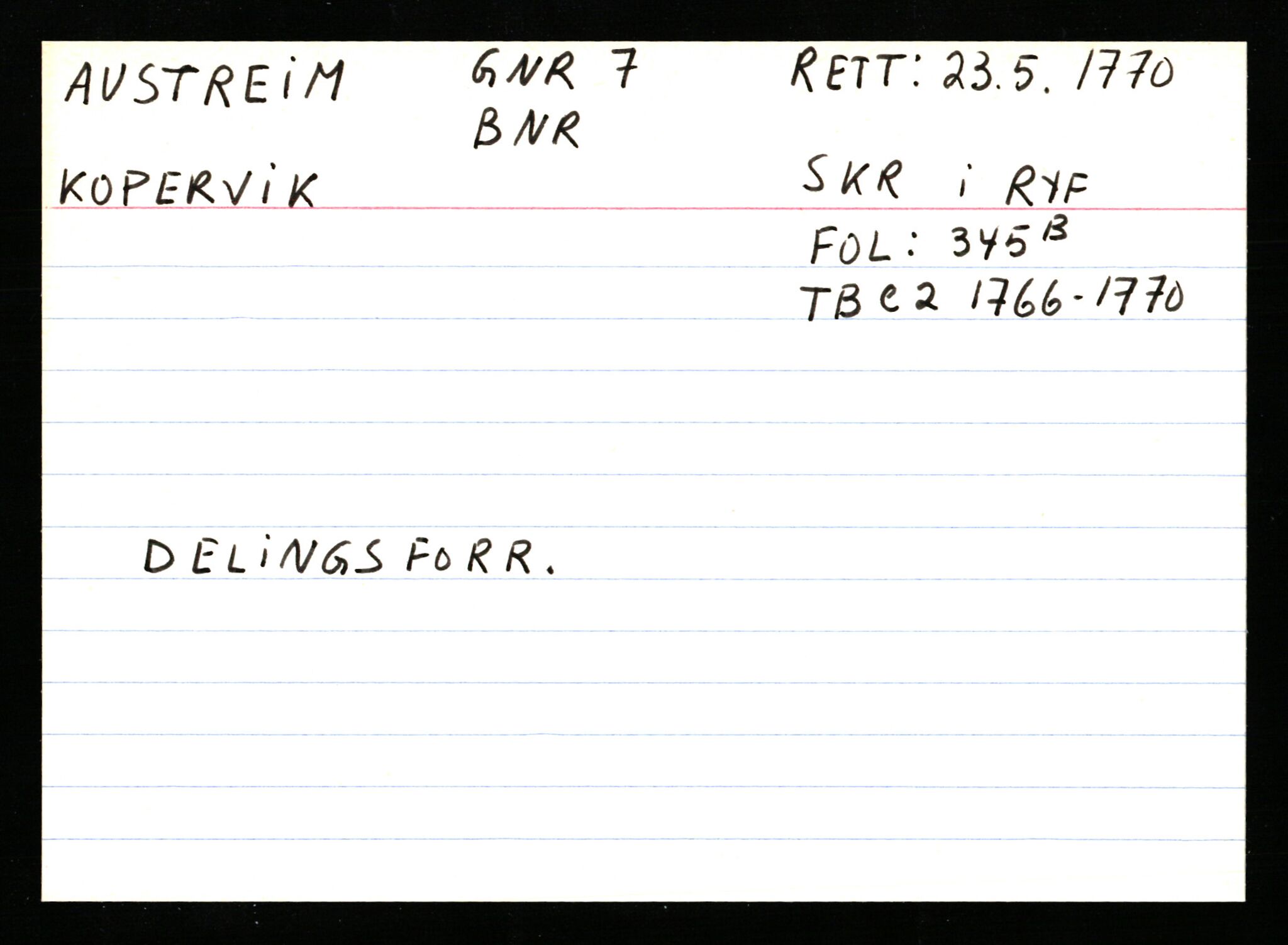 Statsarkivet i Stavanger, AV/SAST-A-101971/03/Y/Ym/L0003: Åstedskort sortert etter gårdsnavn: Austbø - Bandeberg, 1600-1950, p. 204