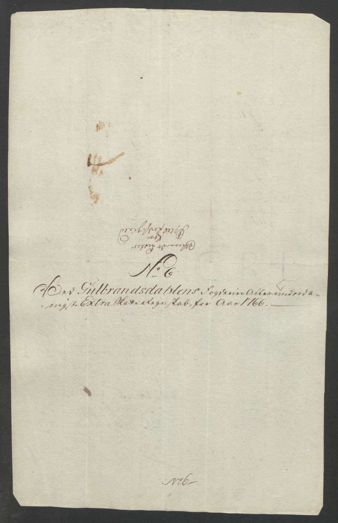 Rentekammeret inntil 1814, Reviderte regnskaper, Fogderegnskap, AV/RA-EA-4092/R17/L1266: Ekstraskatten Gudbrandsdal, 1762-1766, p. 559