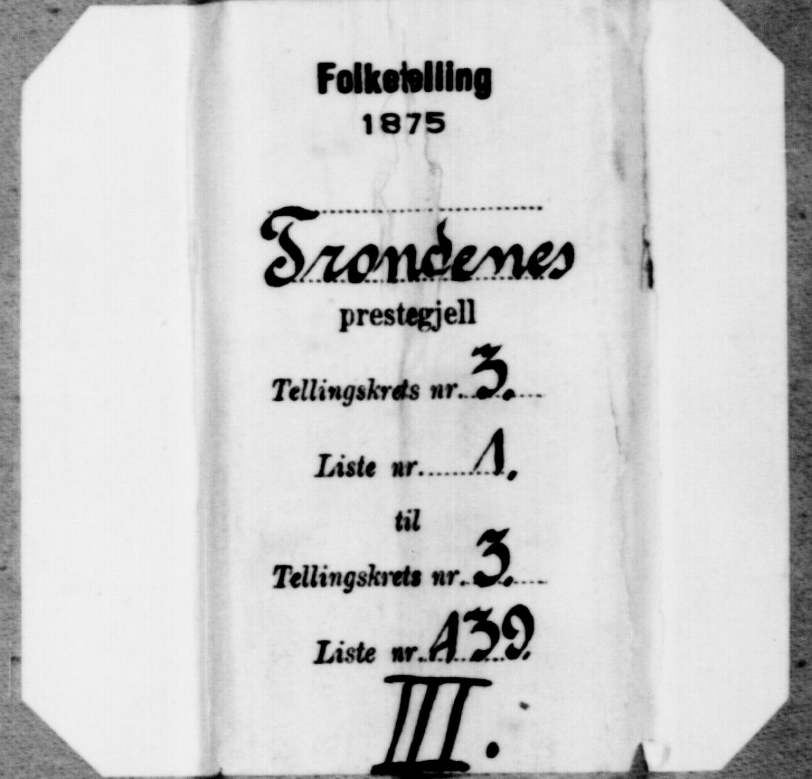 SATØ, 1875 census for 1914P Trondenes, 1875