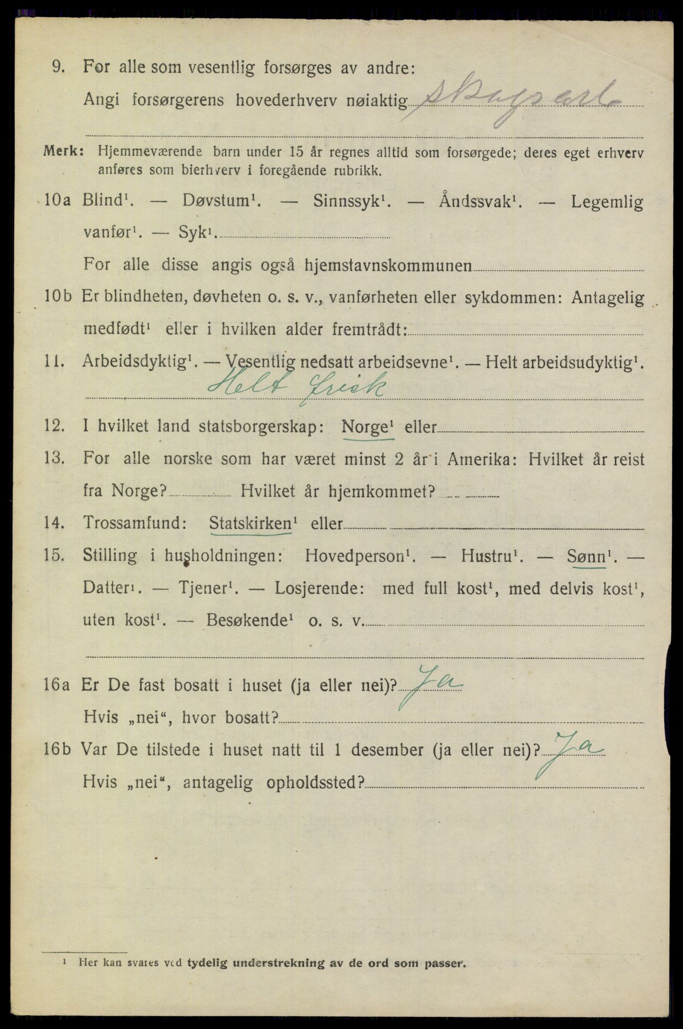 SAO, 1920 census for Aurskog, 1920, p. 1663