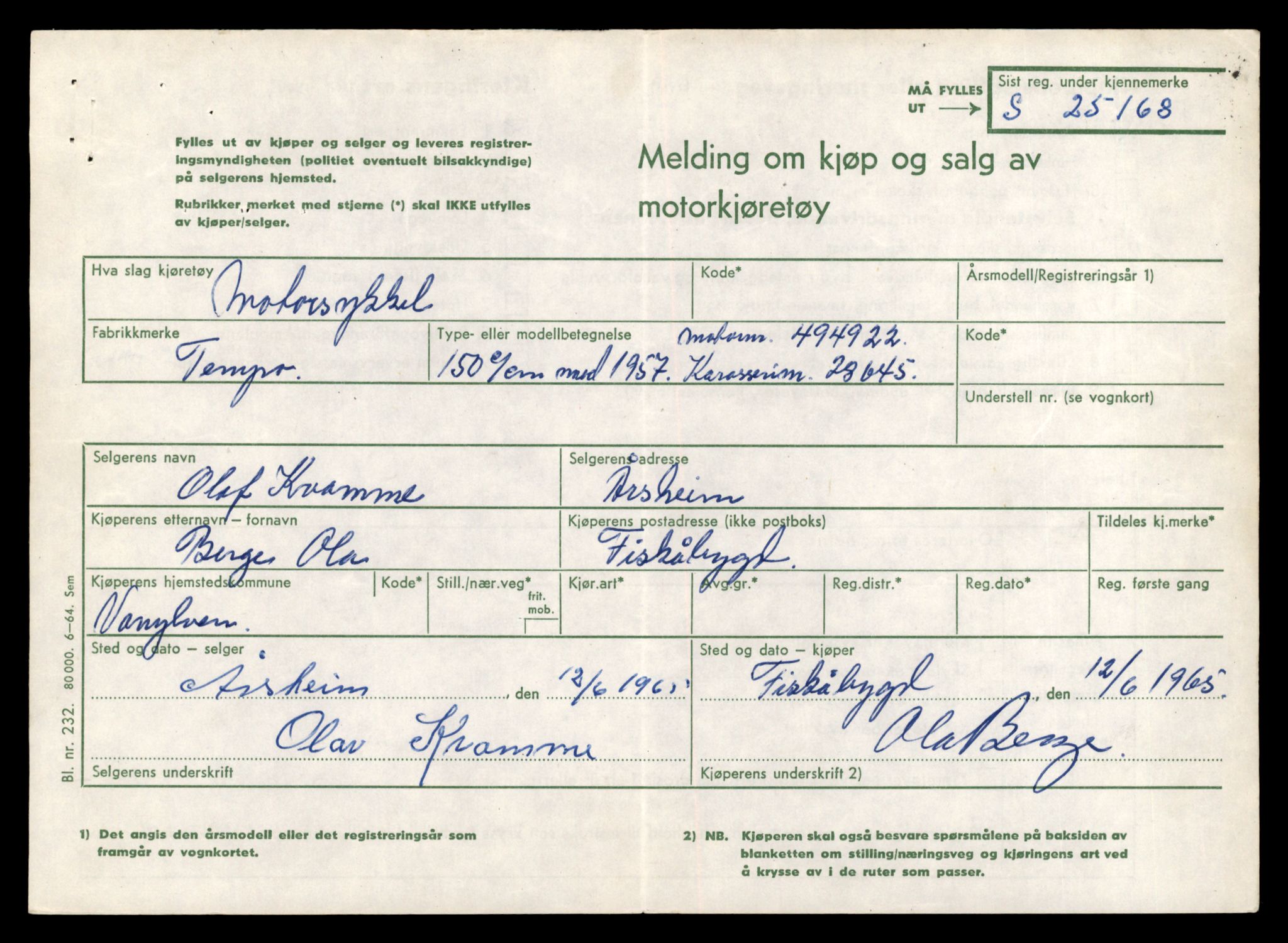 Møre og Romsdal vegkontor - Ålesund trafikkstasjon, SAT/A-4099/F/Fe/L0037: Registreringskort for kjøretøy T 13031 - T 13179, 1927-1998, p. 225