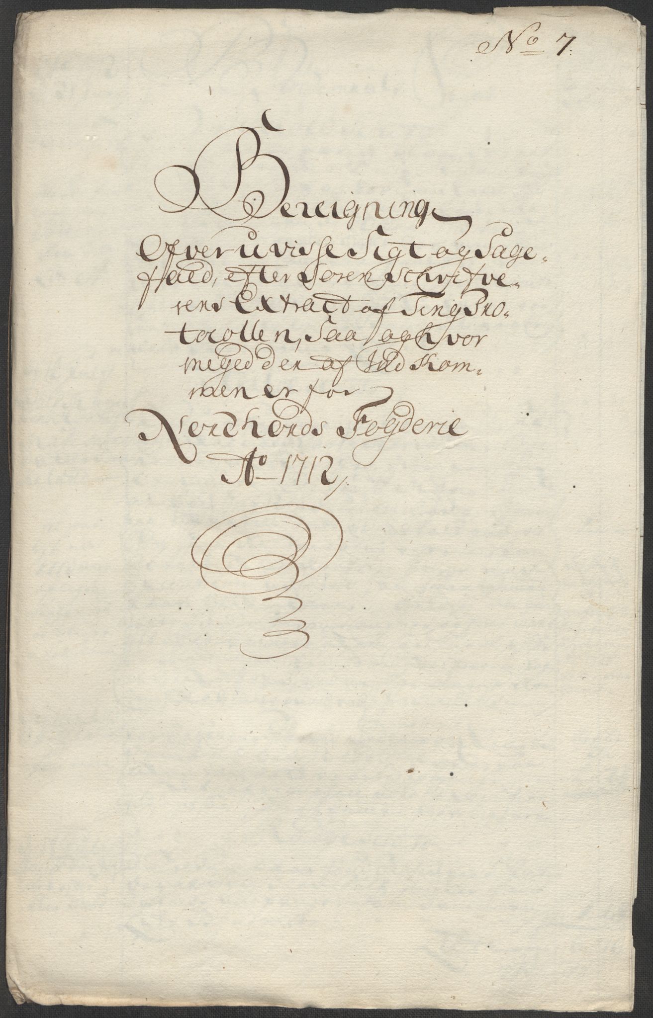 Rentekammeret inntil 1814, Reviderte regnskaper, Fogderegnskap, AV/RA-EA-4092/R51/L3194: Fogderegnskap Nordhordland og Voss, 1712, p. 143