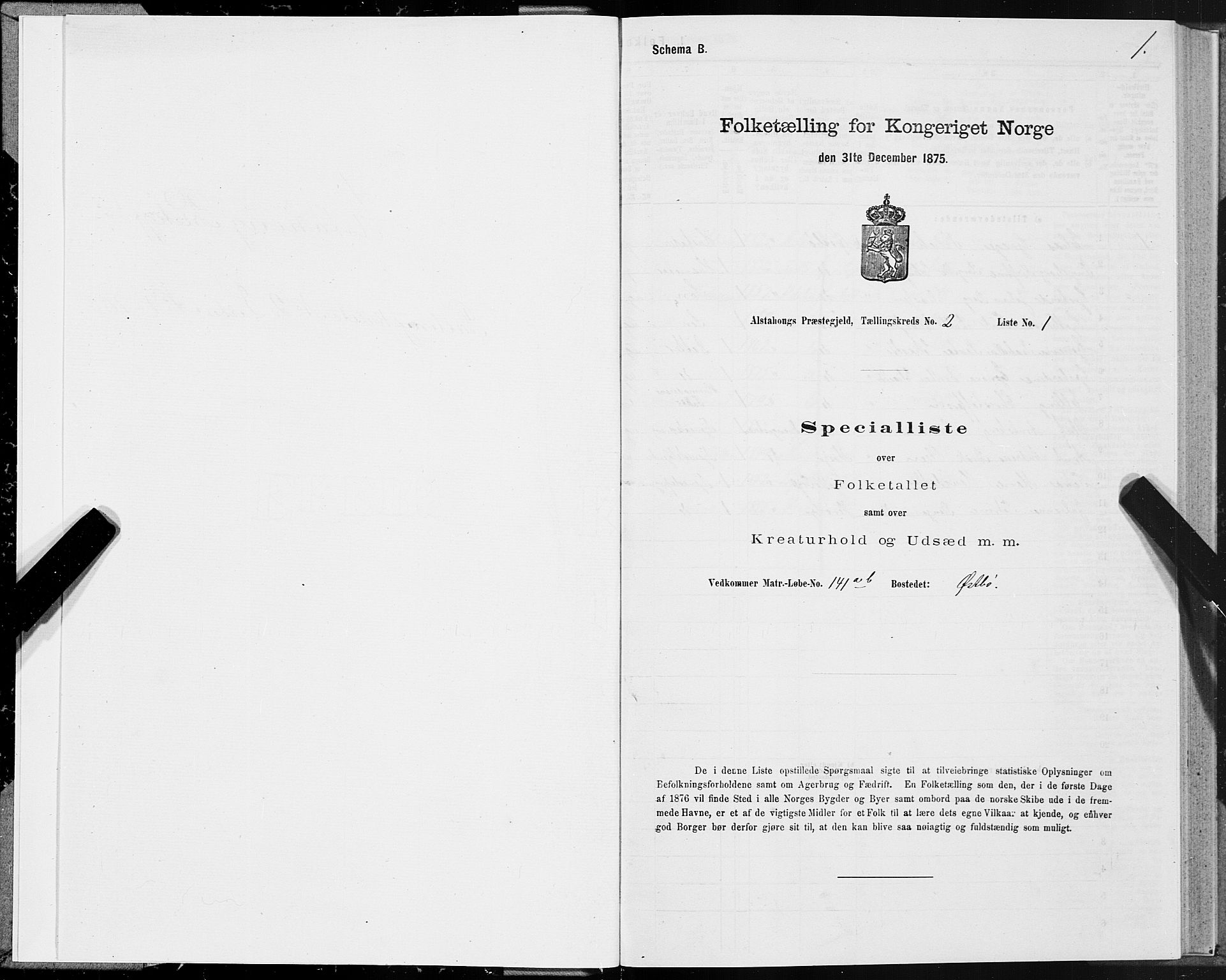 SAT, 1875 census for 1820P Alstahaug, 1875, p. 1601