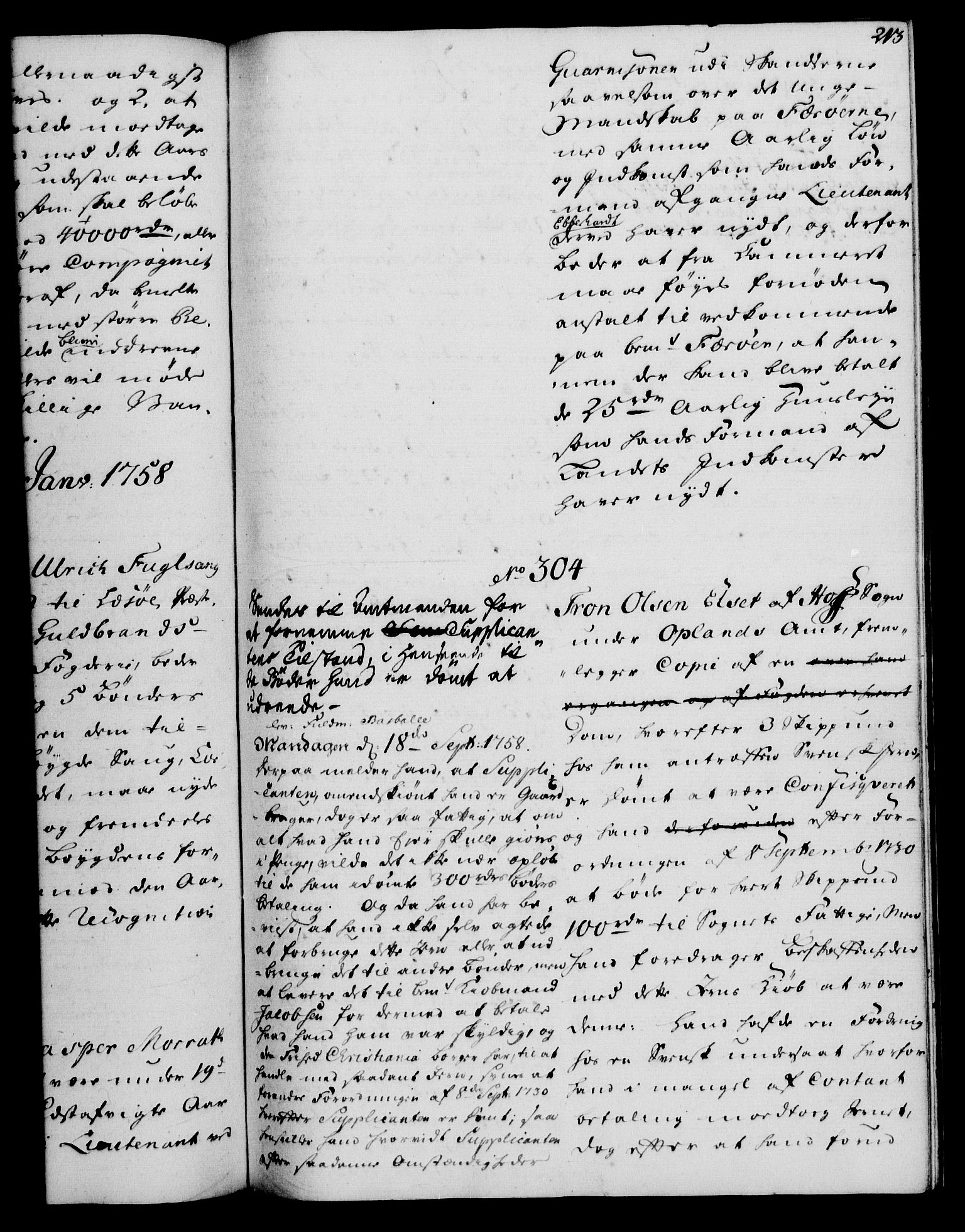 Rentekammeret, Kammerkanselliet, AV/RA-EA-3111/G/Gh/Gha/L0034: Norsk ekstraktmemorialprotokoll (merket RK 53.79), 1756-1759, p. 213