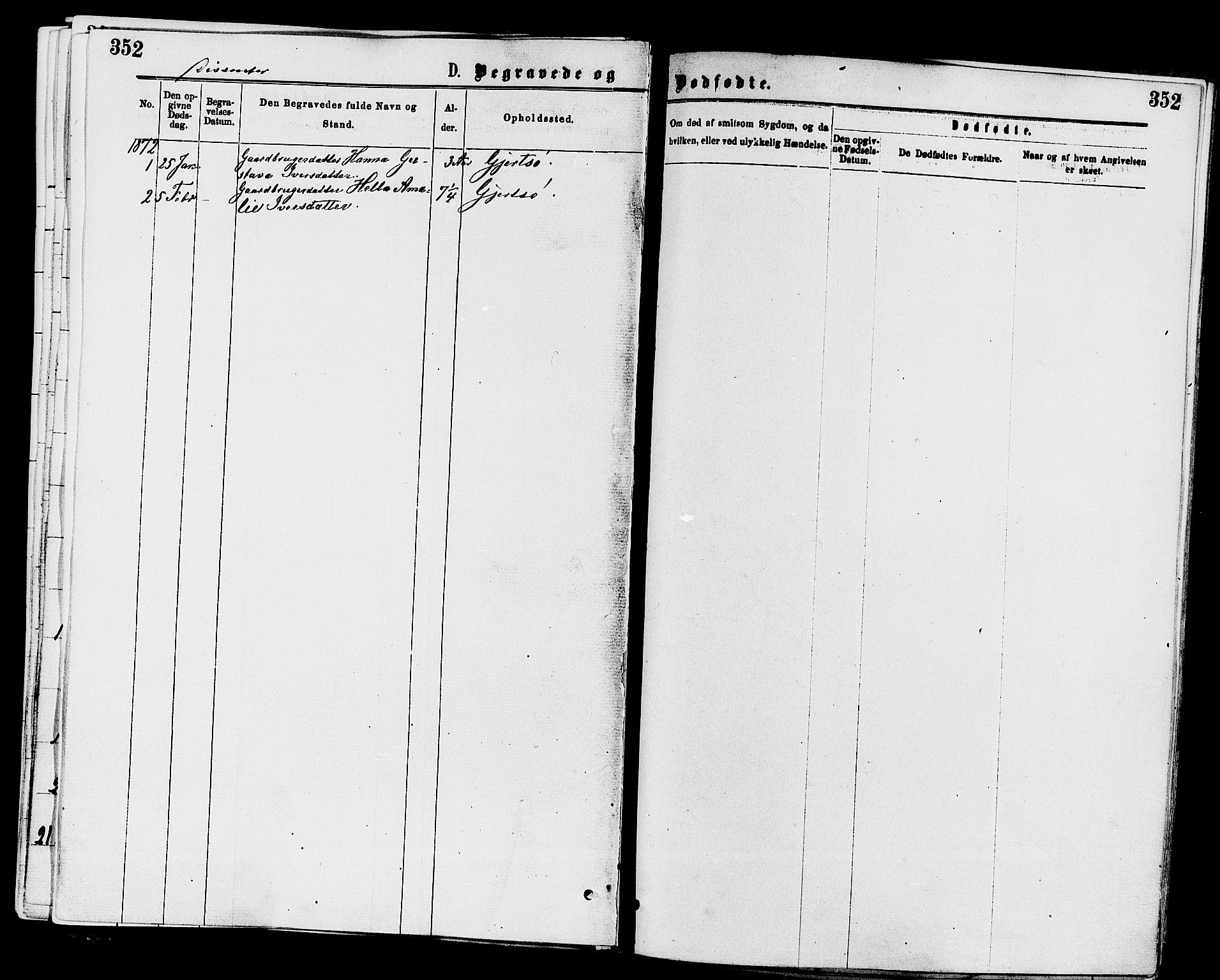 Stokke kirkebøker, AV/SAKO-A-320/F/Fa/L0009: Parish register (official) no. I 9, 1872-1883, p. 352