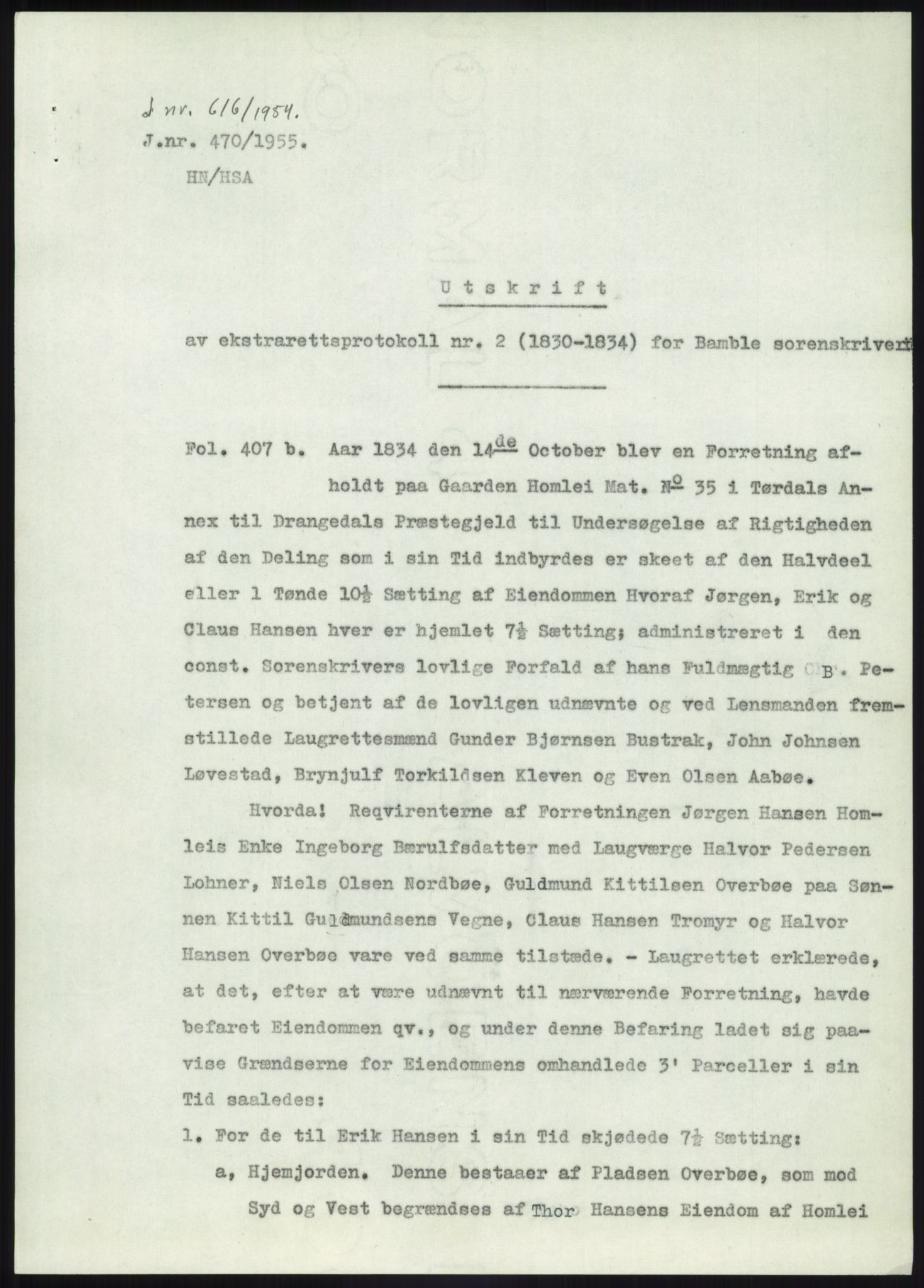 Statsarkivet i Kongsberg, SAKO/A-0001, 1944-1954, p. 265