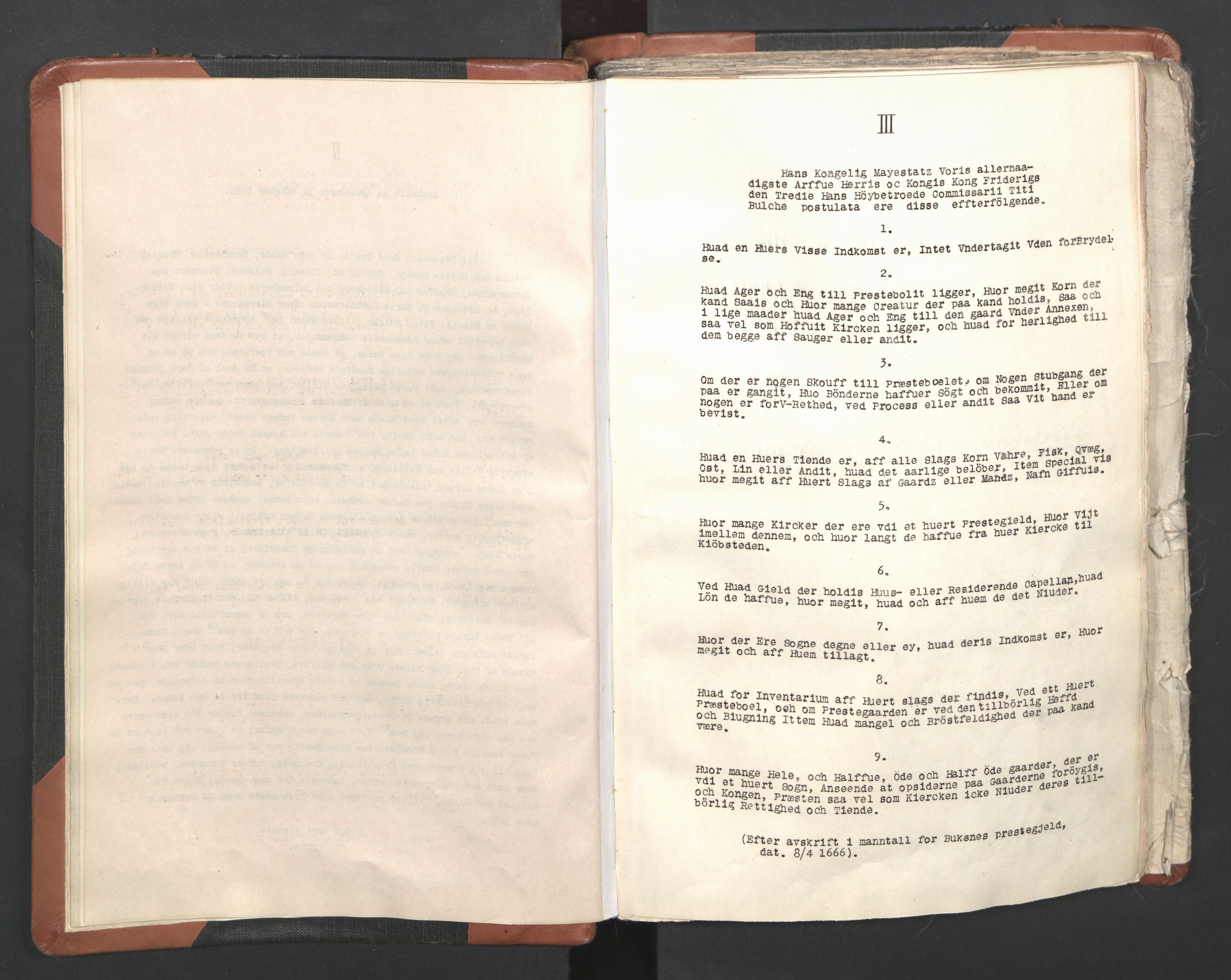 RA, Vicar's Census 1664-1666, no. 36: Lofoten and Vesterålen deanery, Senja deanery and Troms deanery, 1664-1666