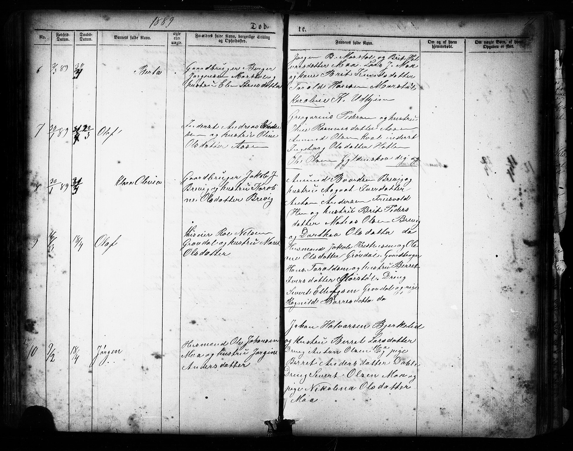 Ministerialprotokoller, klokkerbøker og fødselsregistre - Møre og Romsdal, AV/SAT-A-1454/545/L0588: Parish register (copy) no. 545C02, 1867-1902, p. 71