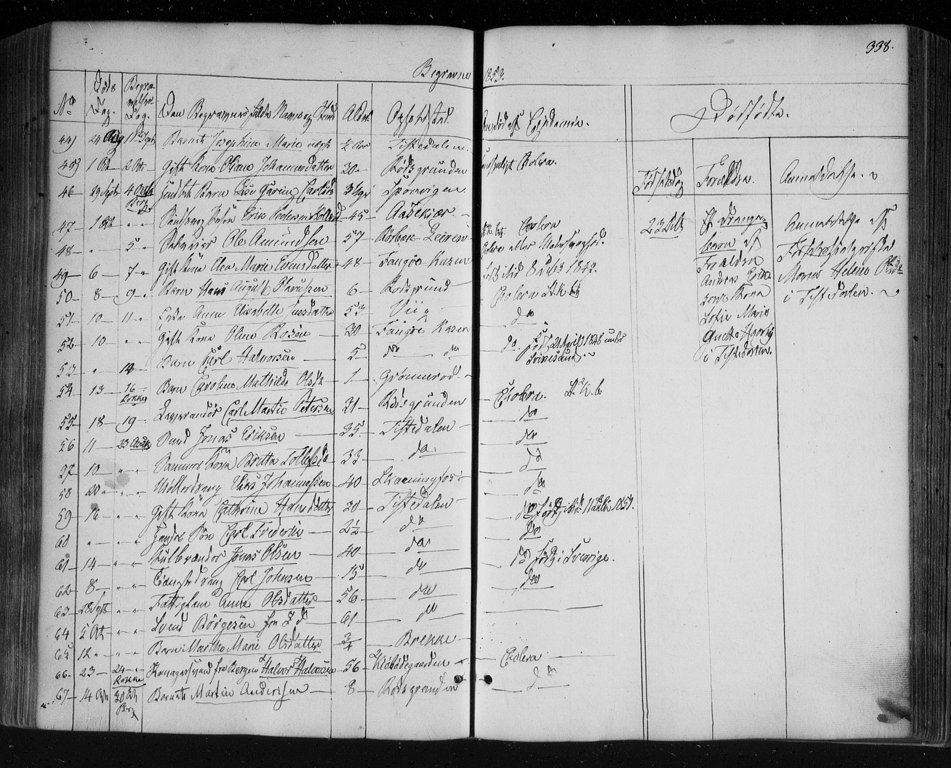 Berg prestekontor Kirkebøker, AV/SAO-A-10902/F/Fa/L0004: Parish register (official) no. I 4, 1843-1860, p. 338