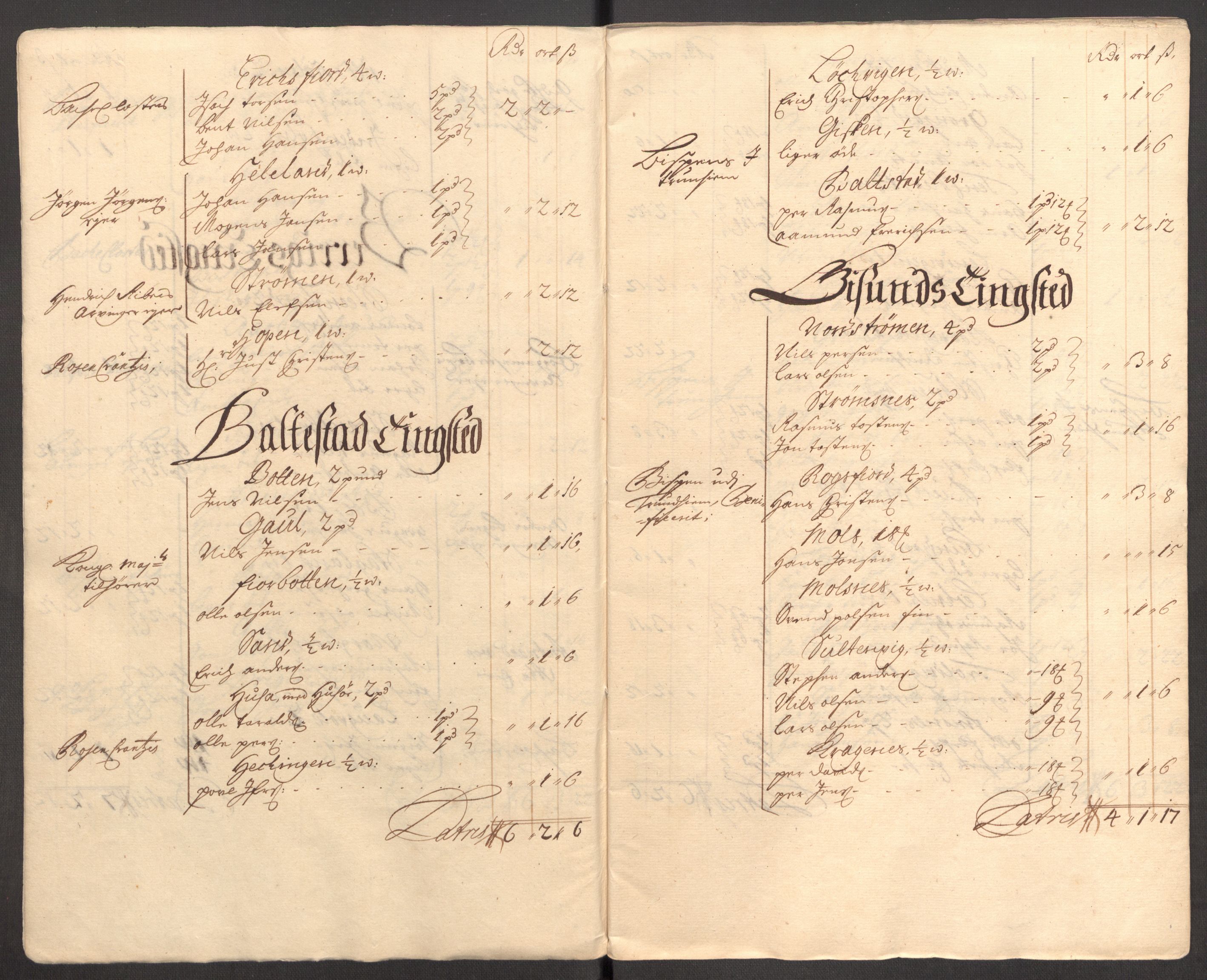 Rentekammeret inntil 1814, Reviderte regnskaper, Fogderegnskap, AV/RA-EA-4092/R68/L4756: Fogderegnskap Senja og Troms, 1705-1707, p. 284