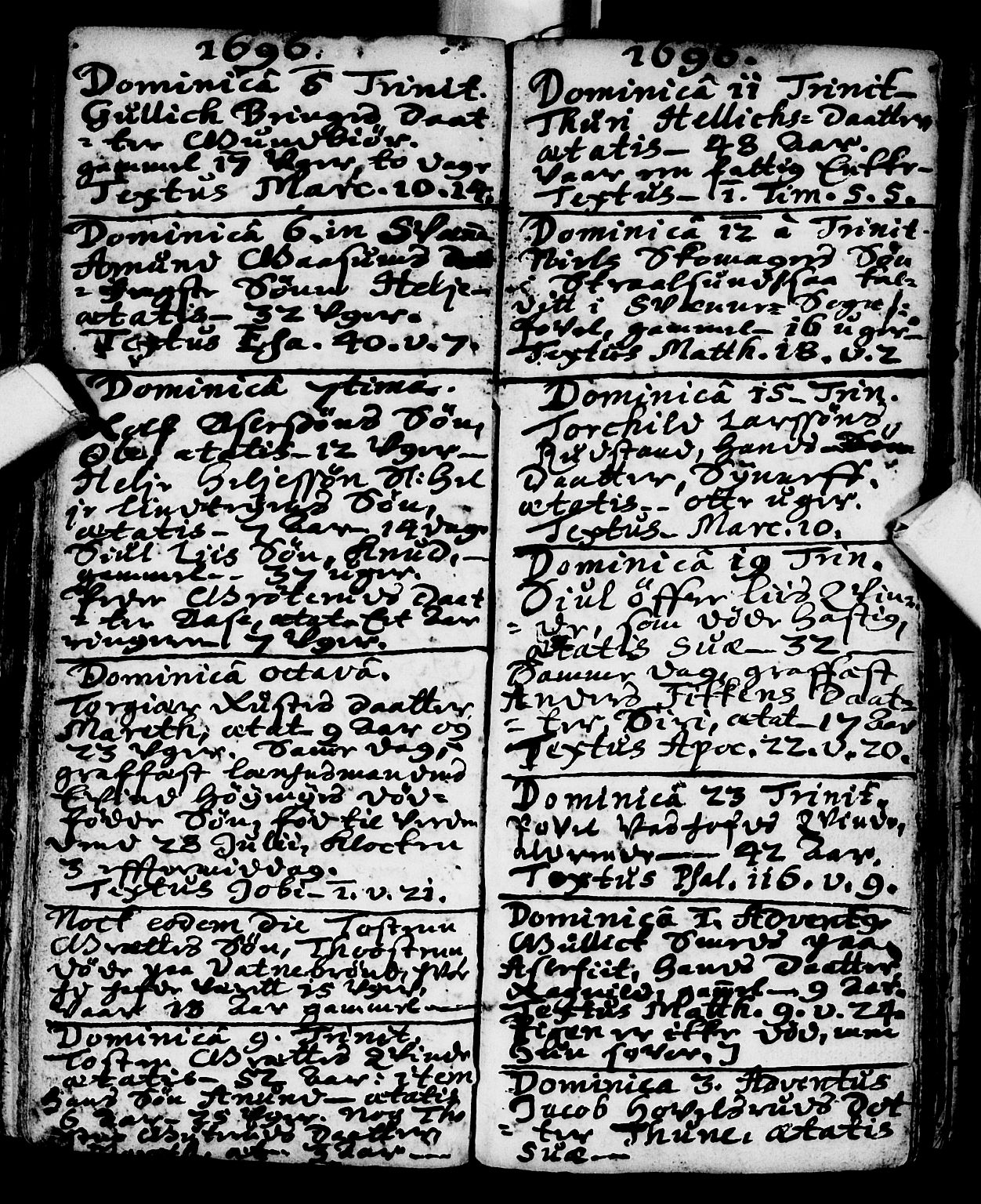 Flesberg kirkebøker, AV/SAKO-A-18/F/Fa/L0001: Parish register (official) no. I 1, 1688-1725