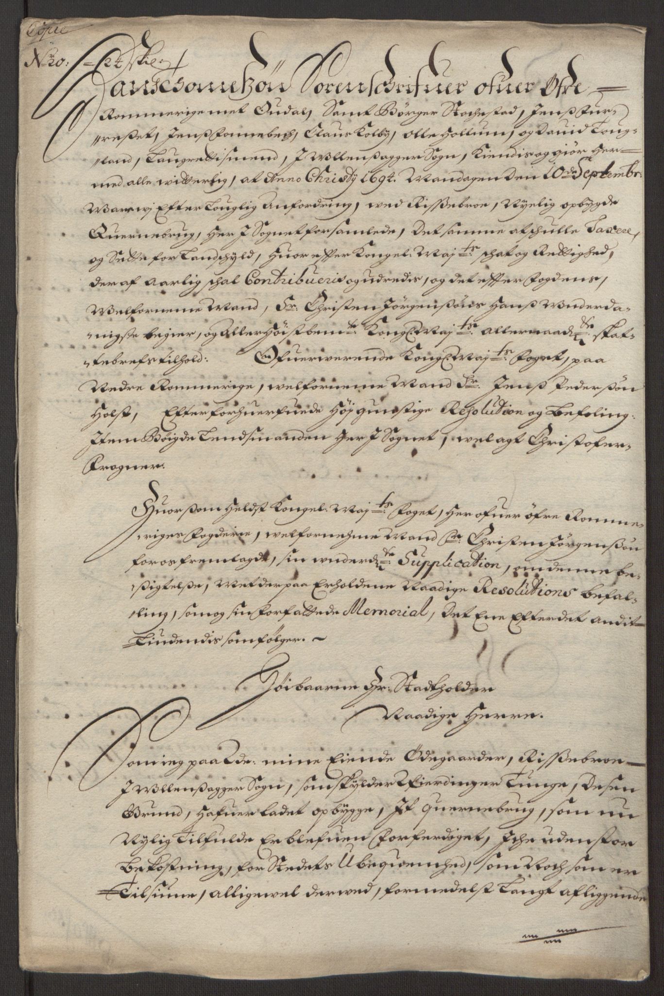 Rentekammeret inntil 1814, Reviderte regnskaper, Fogderegnskap, RA/EA-4092/R12/L0707: Fogderegnskap Øvre Romerike, 1695, p. 215