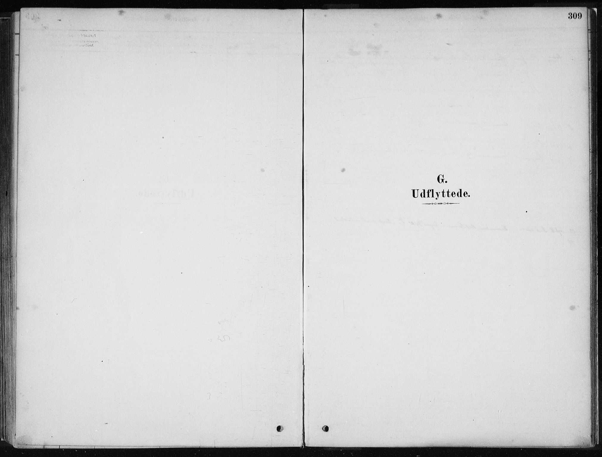 Stord sokneprestembete, SAB/A-78201/H/Haa: Parish register (official) no. B 2, 1878-1913, p. 309