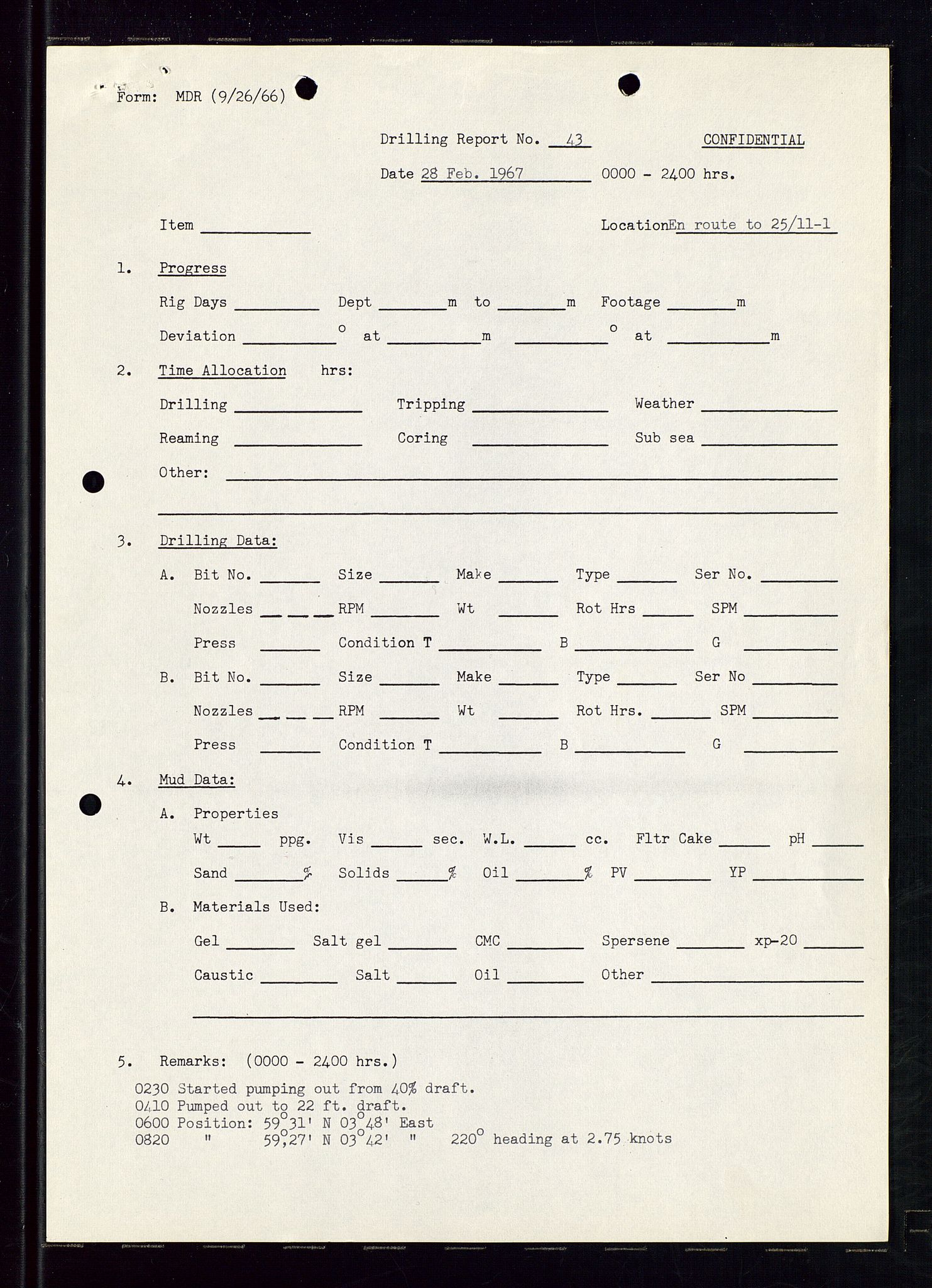 Pa 1512 - Esso Exploration and Production Norway Inc., AV/SAST-A-101917/E/Ea/L0011: Well 25/11-1, 1966-1967, p. 611