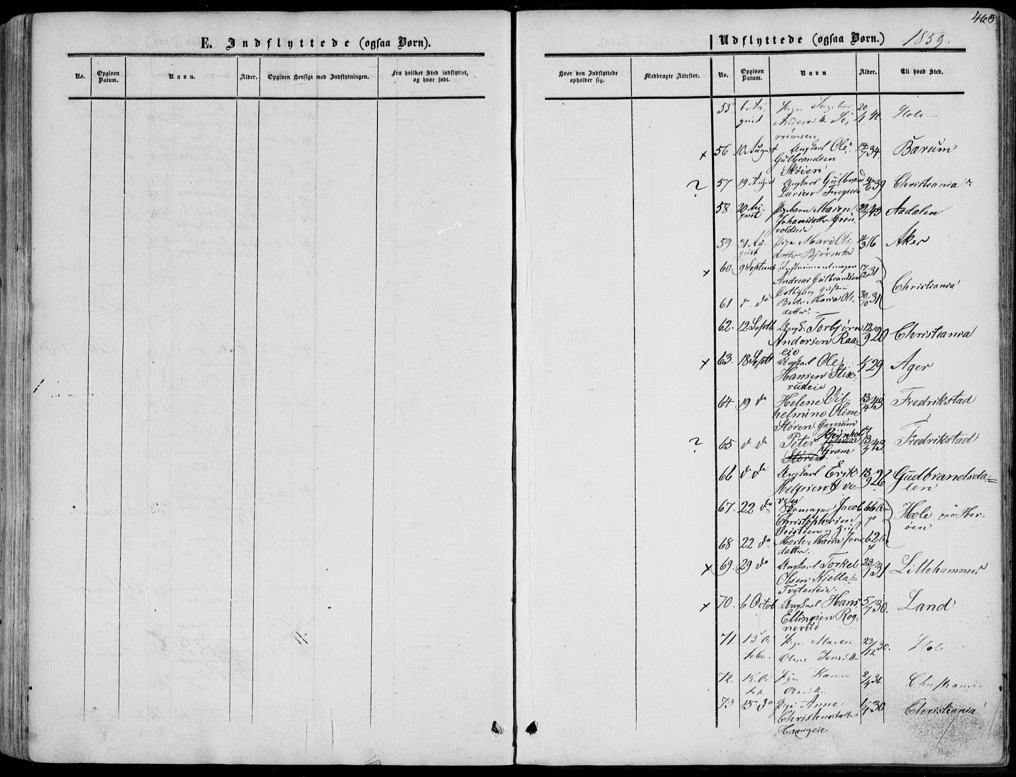 Norderhov kirkebøker, AV/SAKO-A-237/F/Fa/L0012: Parish register (official) no. 12, 1856-1865, p. 463