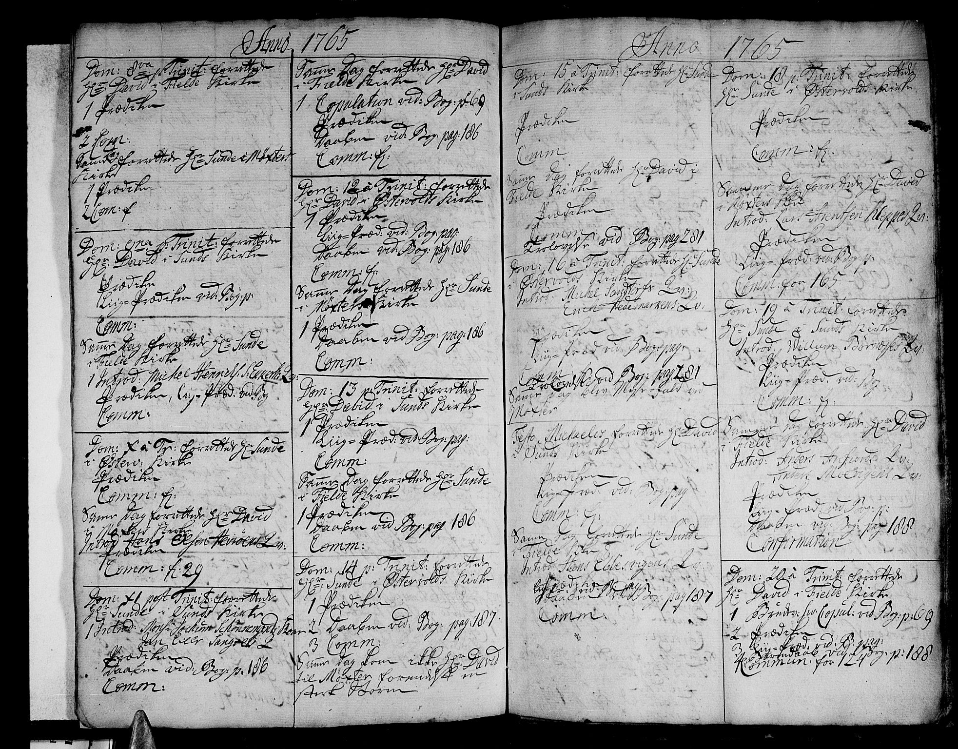 Sund sokneprestembete, AV/SAB-A-99930: Parish register (official) no. A 3, 1740-1769