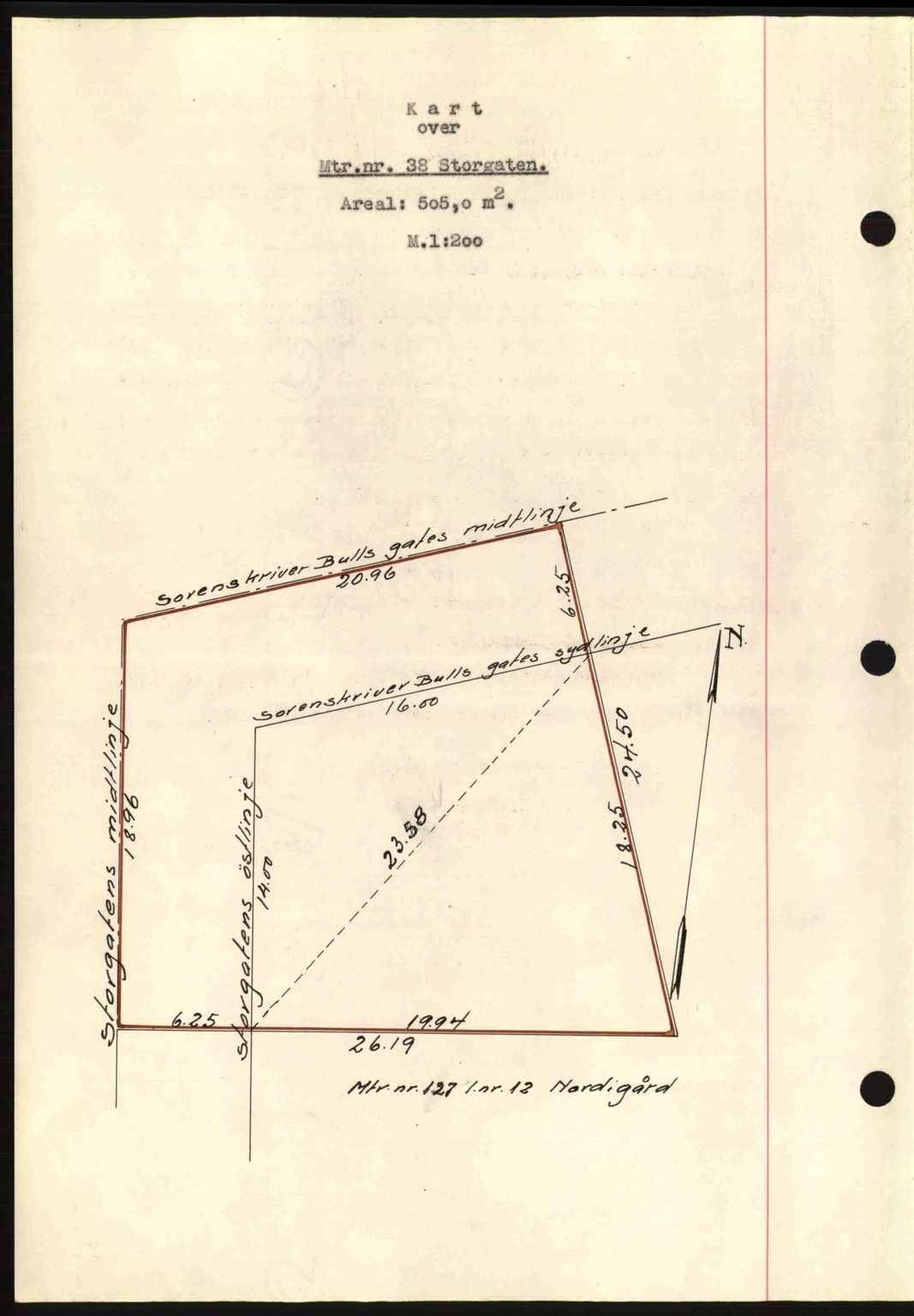 Ålesund byfogd, AV/SAT-A-4384: Mortgage book no. 34 I, 1936-1938, Diary no: : 1235/1937