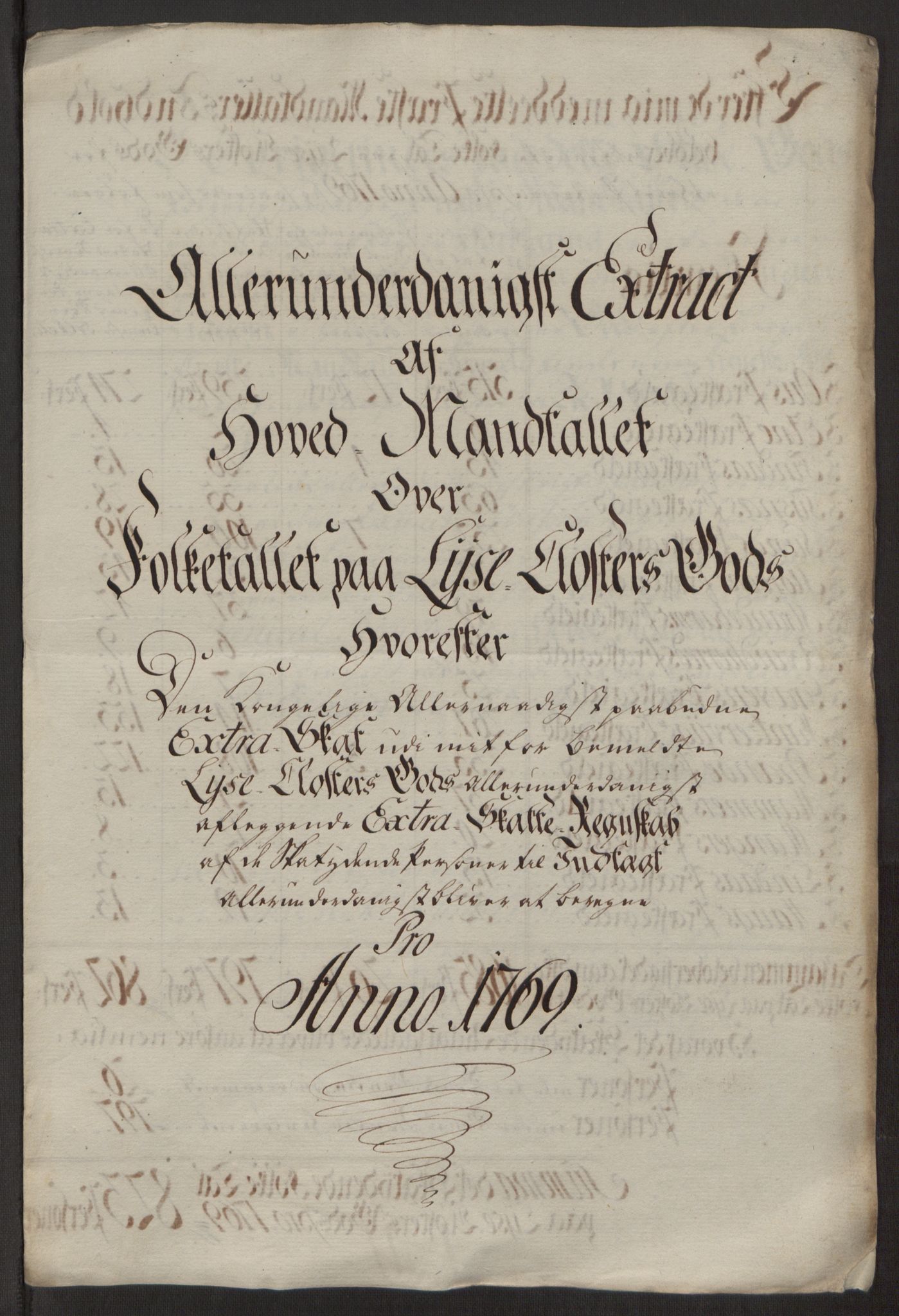 Rentekammeret inntil 1814, Reviderte regnskaper, Fogderegnskap, RA/EA-4092/R50/L3180: Ekstraskatten Lyse kloster, 1762-1783, p. 217