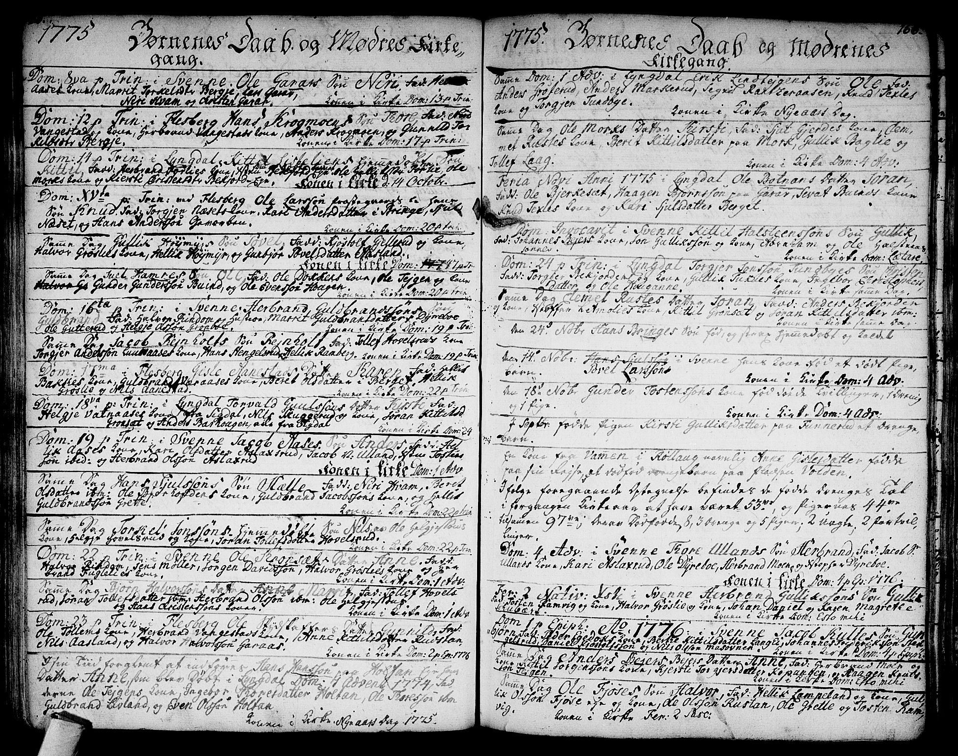 Flesberg kirkebøker, SAKO/A-18/F/Fa/L0003: Parish register (official) no. I 3, 1748-1790, p. 165-166