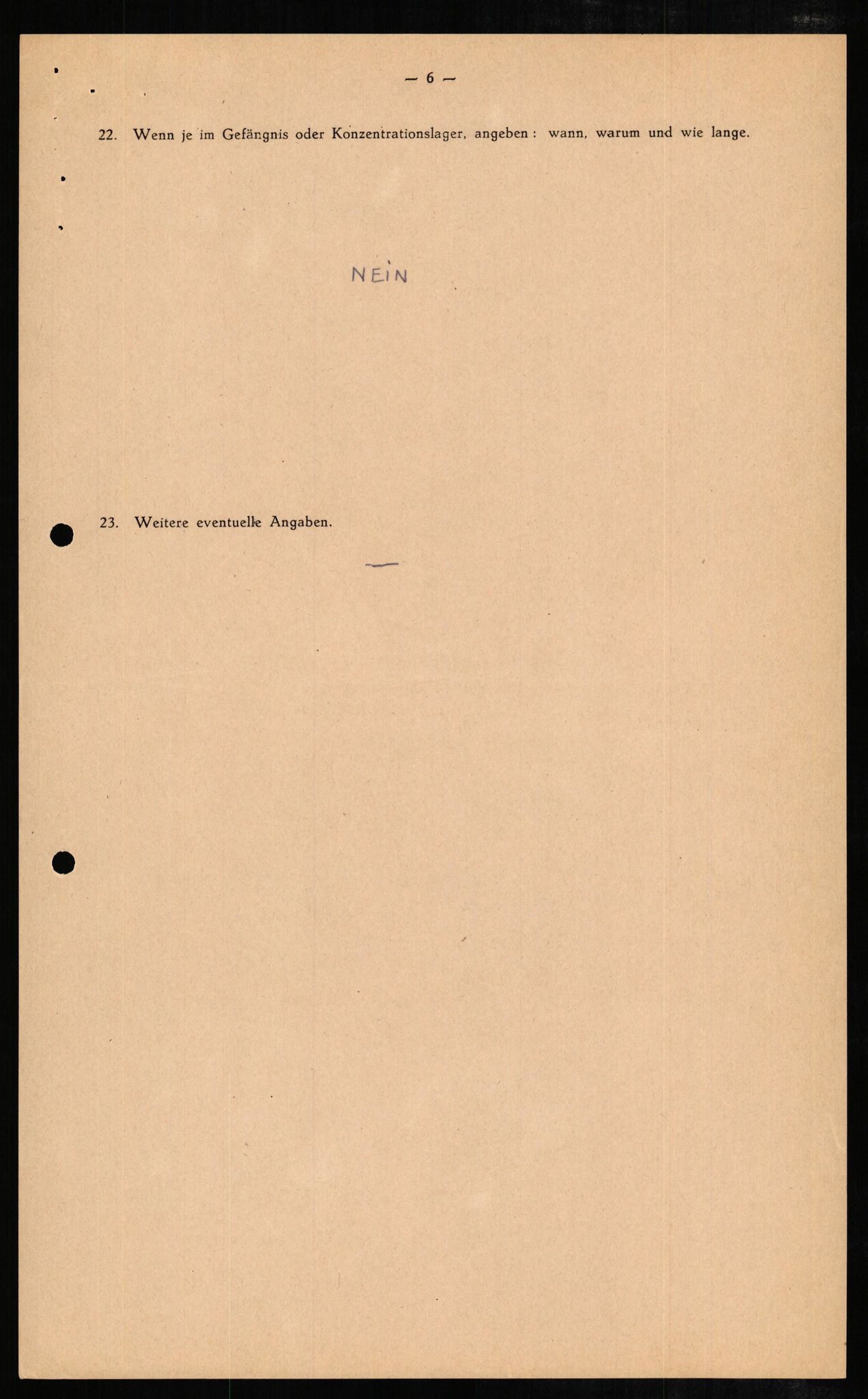 Forsvaret, Forsvarets overkommando II, AV/RA-RAFA-3915/D/Db/L0006: CI Questionaires. Tyske okkupasjonsstyrker i Norge. Tyskere., 1945-1946, p. 235