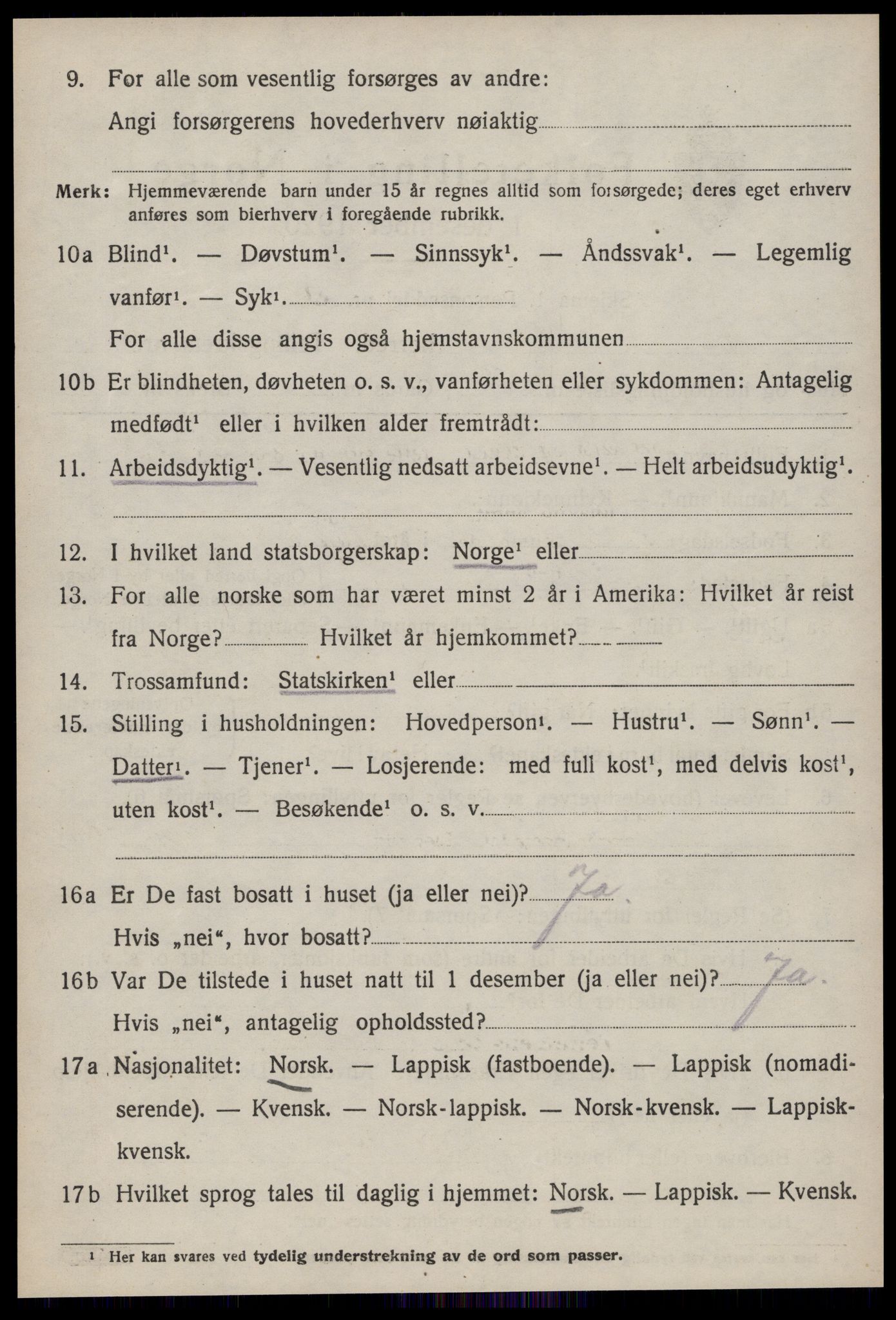 SAT, 1920 census for Meldal, 1920, p. 1874