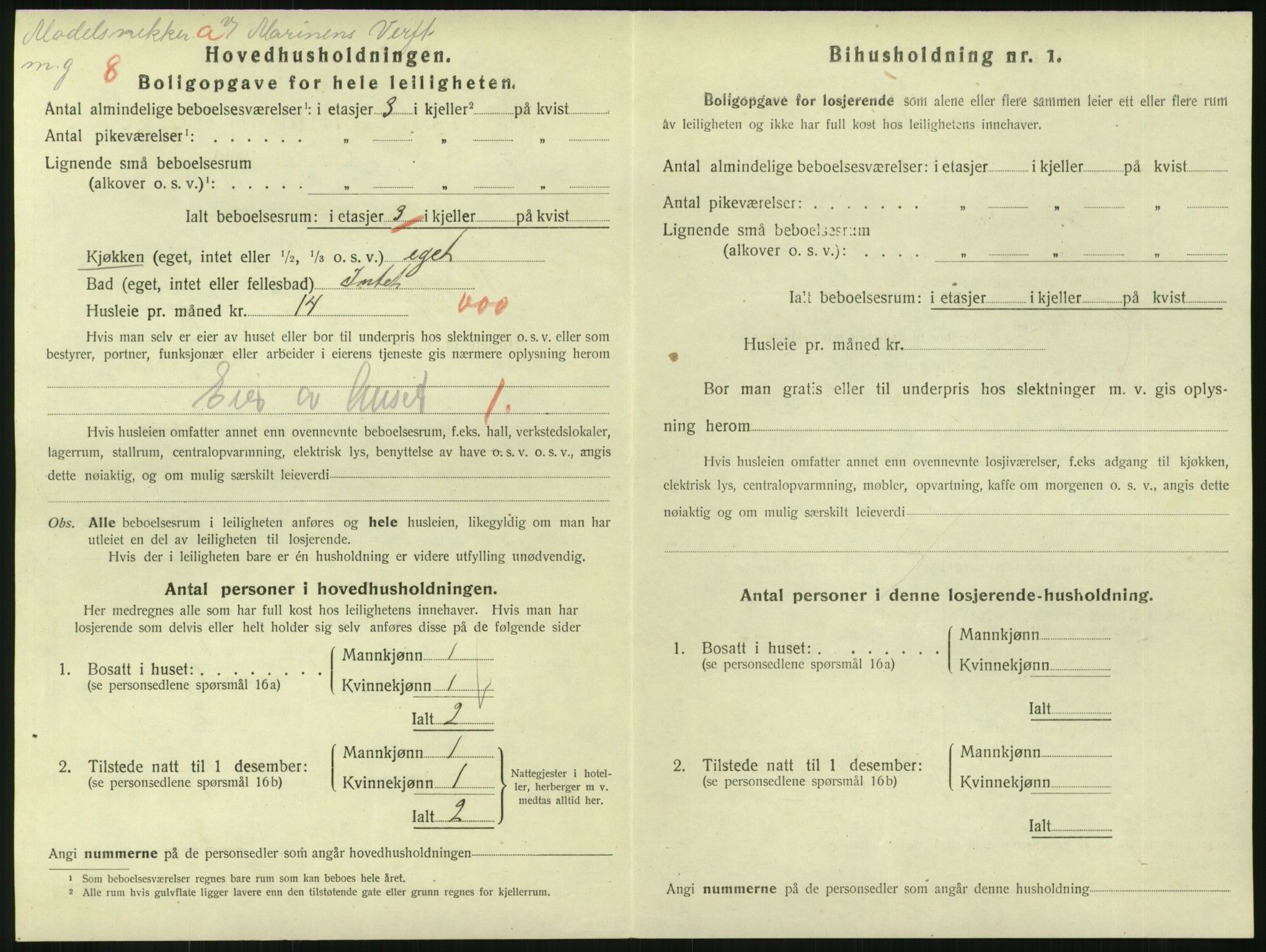 SAKO, 1920 census for Horten, 1920, p. 4064