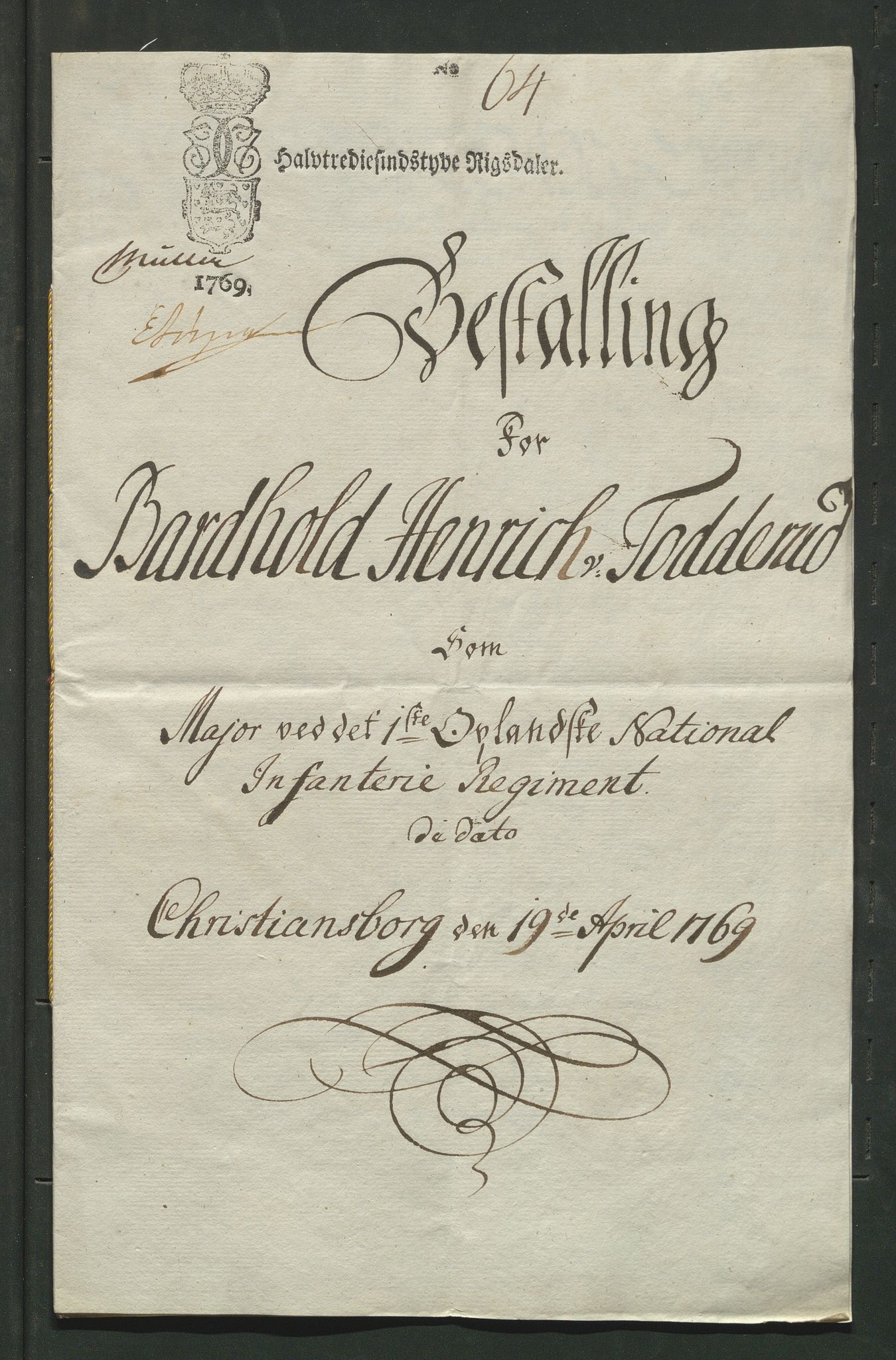 Åker i Vang, Hedmark, og familien Todderud, AV/SAH-ARK-010/H/Ha/L0001: Personlige dokumenter, 1724-1933, p. 83