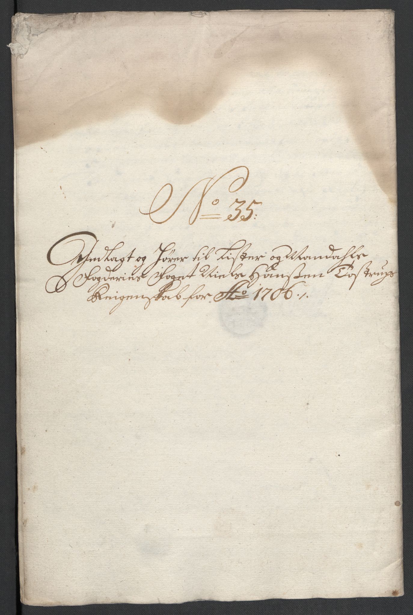 Rentekammeret inntil 1814, Reviderte regnskaper, Fogderegnskap, RA/EA-4092/R43/L2551: Fogderegnskap Lista og Mandal, 1705-1709, p. 392