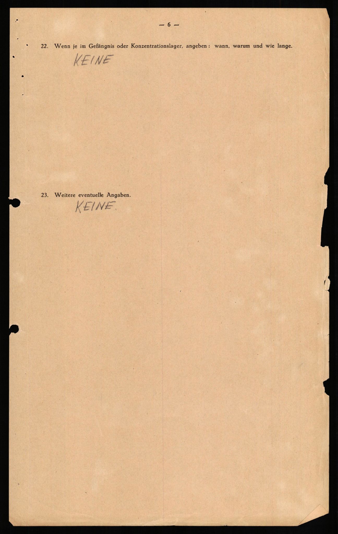 Forsvaret, Forsvarets overkommando II, AV/RA-RAFA-3915/D/Db/L0018: CI Questionaires. Tyske okkupasjonsstyrker i Norge. Tyskere., 1945-1946, p. 427