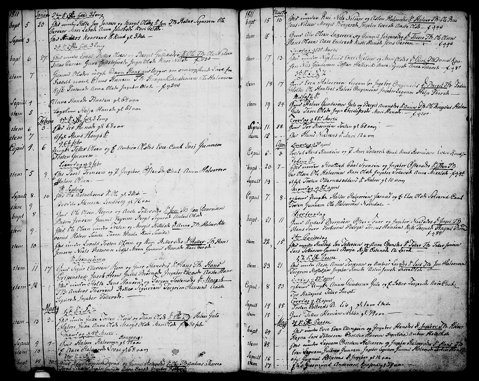 Sauherad kirkebøker, SAKO/A-298/F/Fa/L0004: Parish register (official) no. I 4, 1767-1814