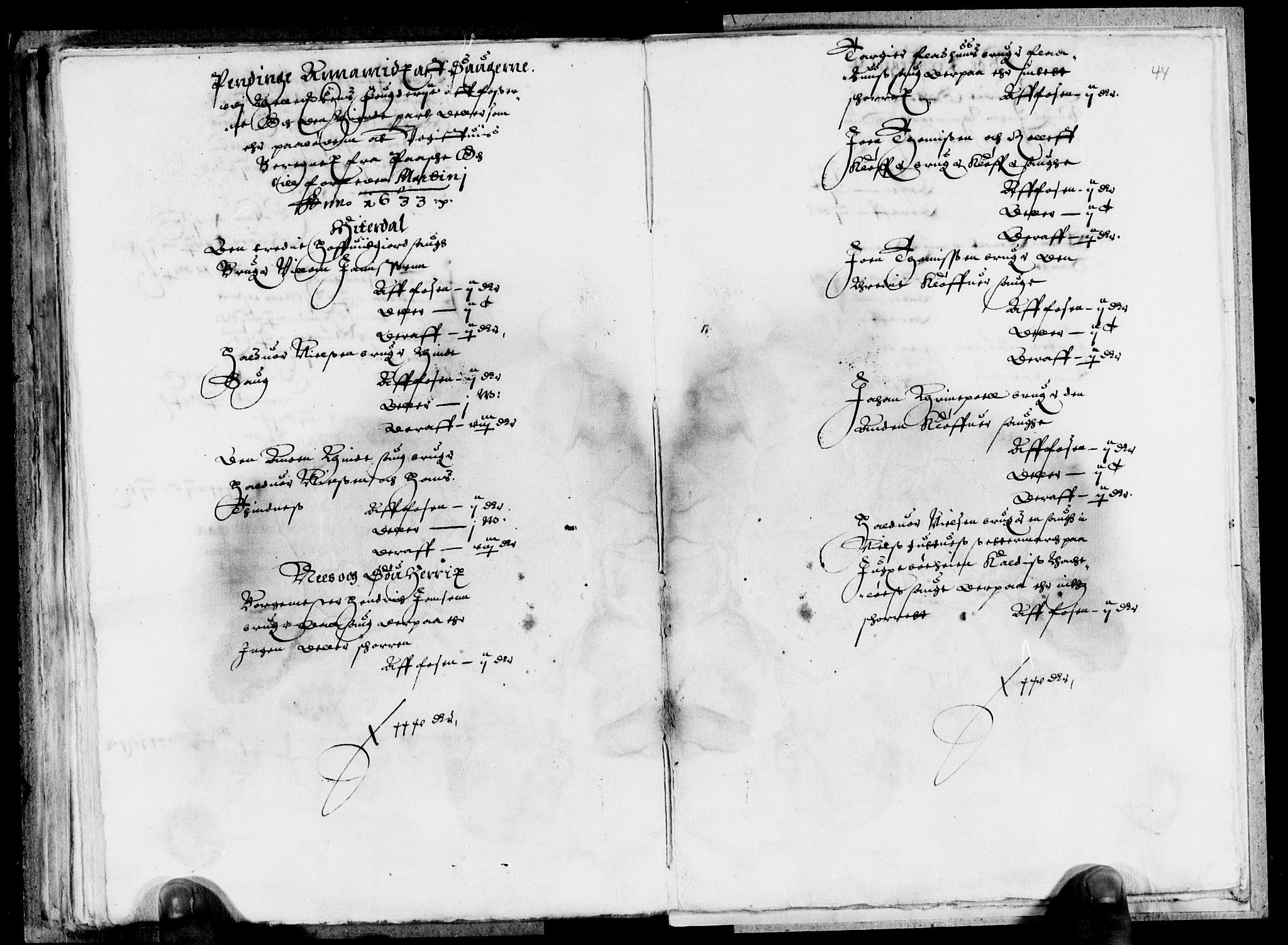 Rentekammeret inntil 1814, Reviderte regnskaper, Lensregnskaper, AV/RA-EA-5023/R/Rb/Rbp/L0017: Bratsberg len, 1633-1635