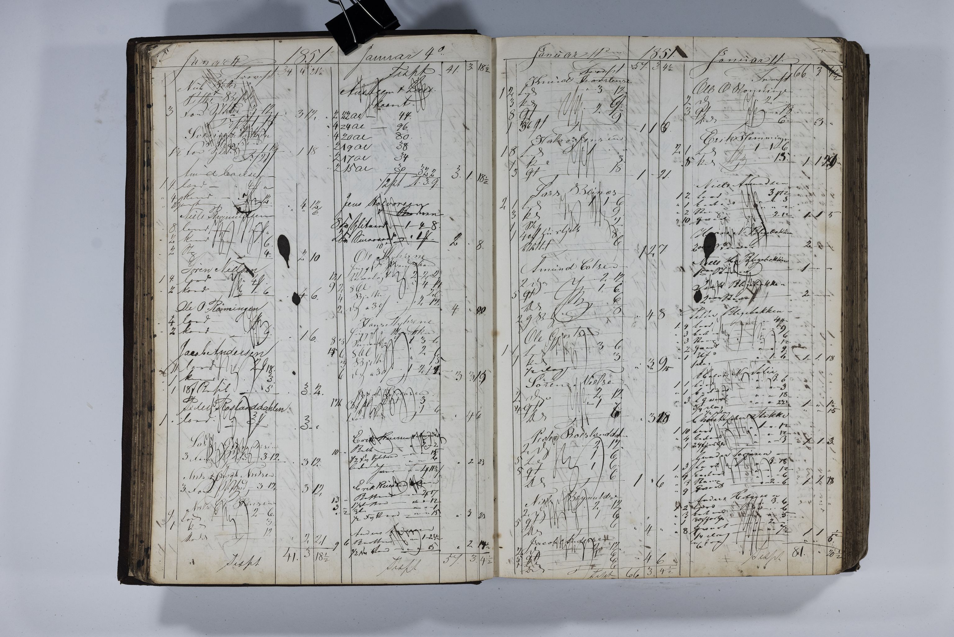 Blehr/ Kjellestad, TEMU/TGM-A-1212/R/Ra/L0005: Hugste bog, 1850-1855, p. 66