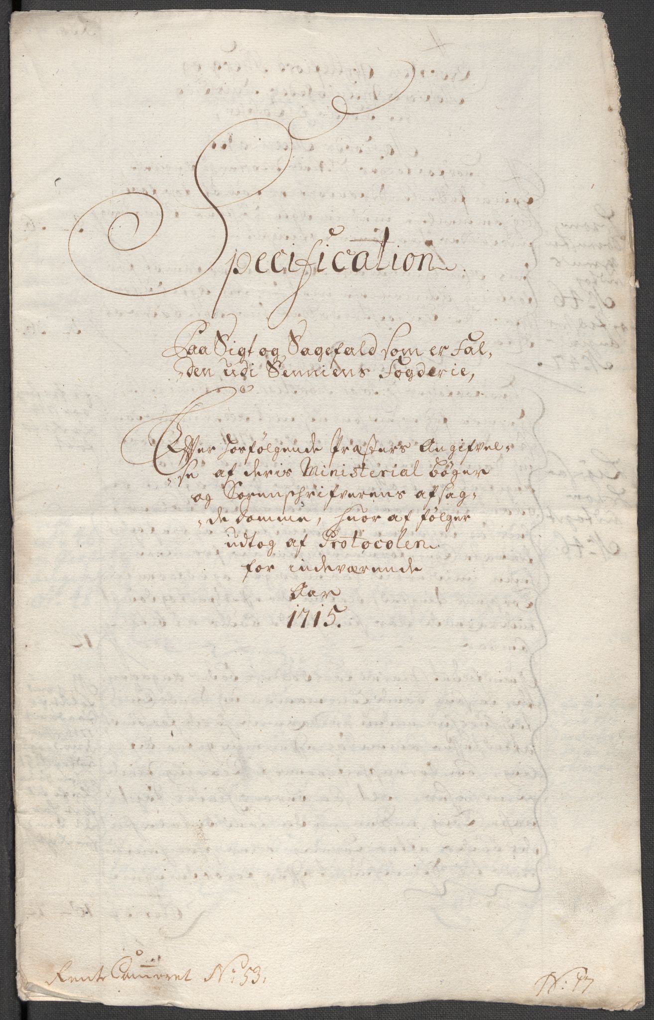 Rentekammeret inntil 1814, Reviderte regnskaper, Fogderegnskap, AV/RA-EA-4092/R68/L4761: Fogderegnskap Senja og Troms, 1715, p. 234