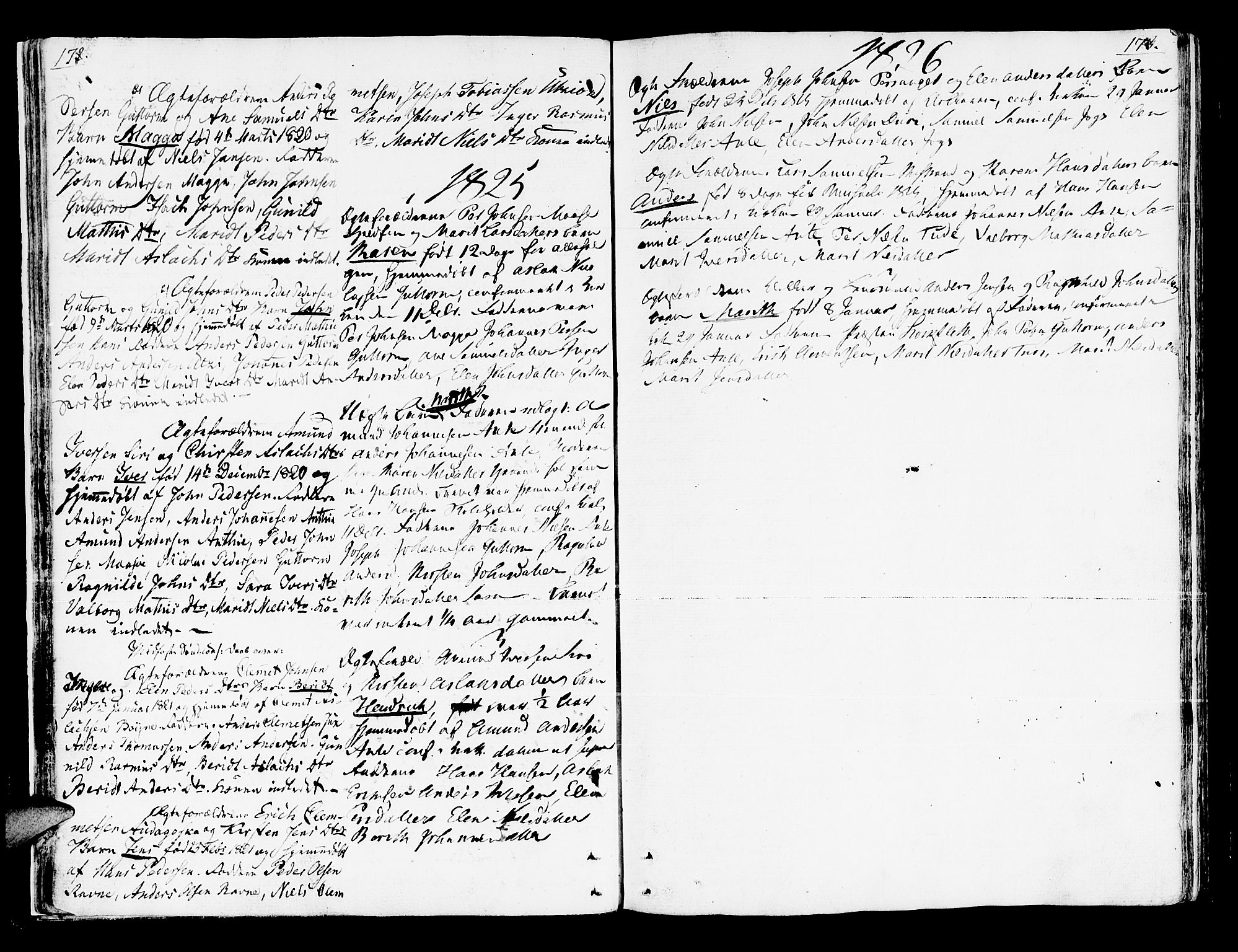 Kistrand/Porsanger sokneprestembete, SATØ/S-1351/H/Ha/L0009.kirke: Parish register (official) no. 9, 1805-1821, p. 172-173