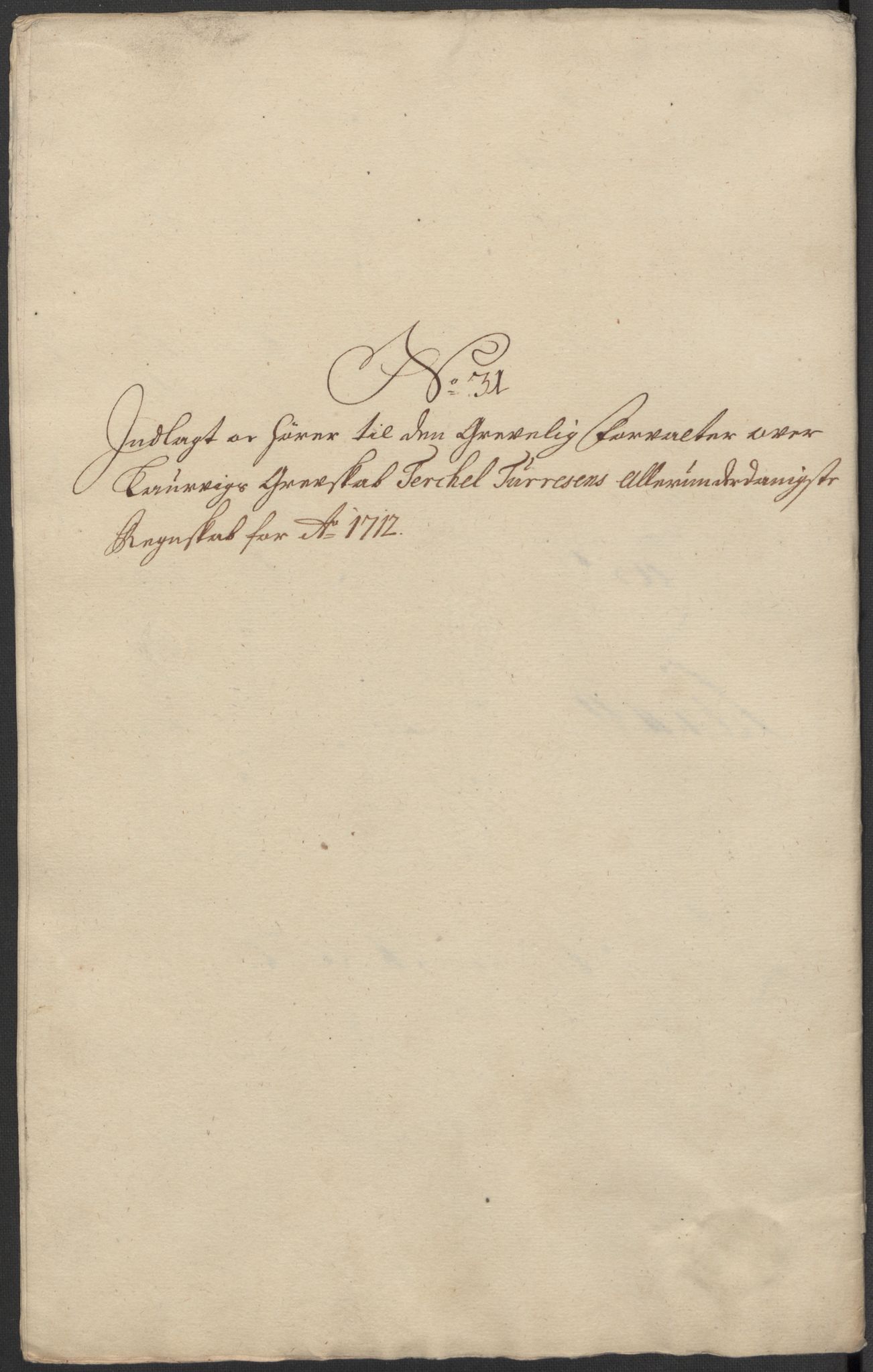 Rentekammeret inntil 1814, Reviderte regnskaper, Fogderegnskap, RA/EA-4092/R33/L1984: Fogderegnskap Larvik grevskap, 1712, p. 256