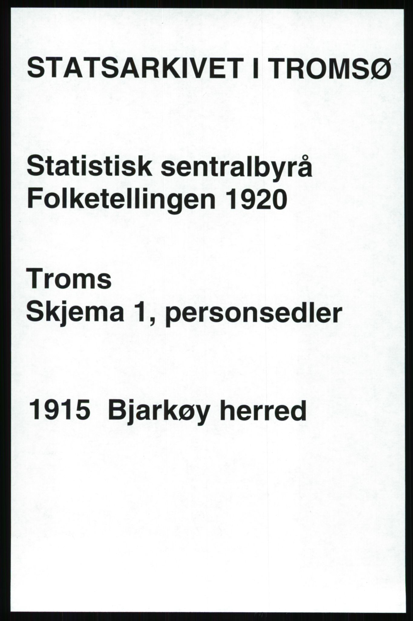 SATØ, 1920 census for Bjarkøy, 1920, p. 729