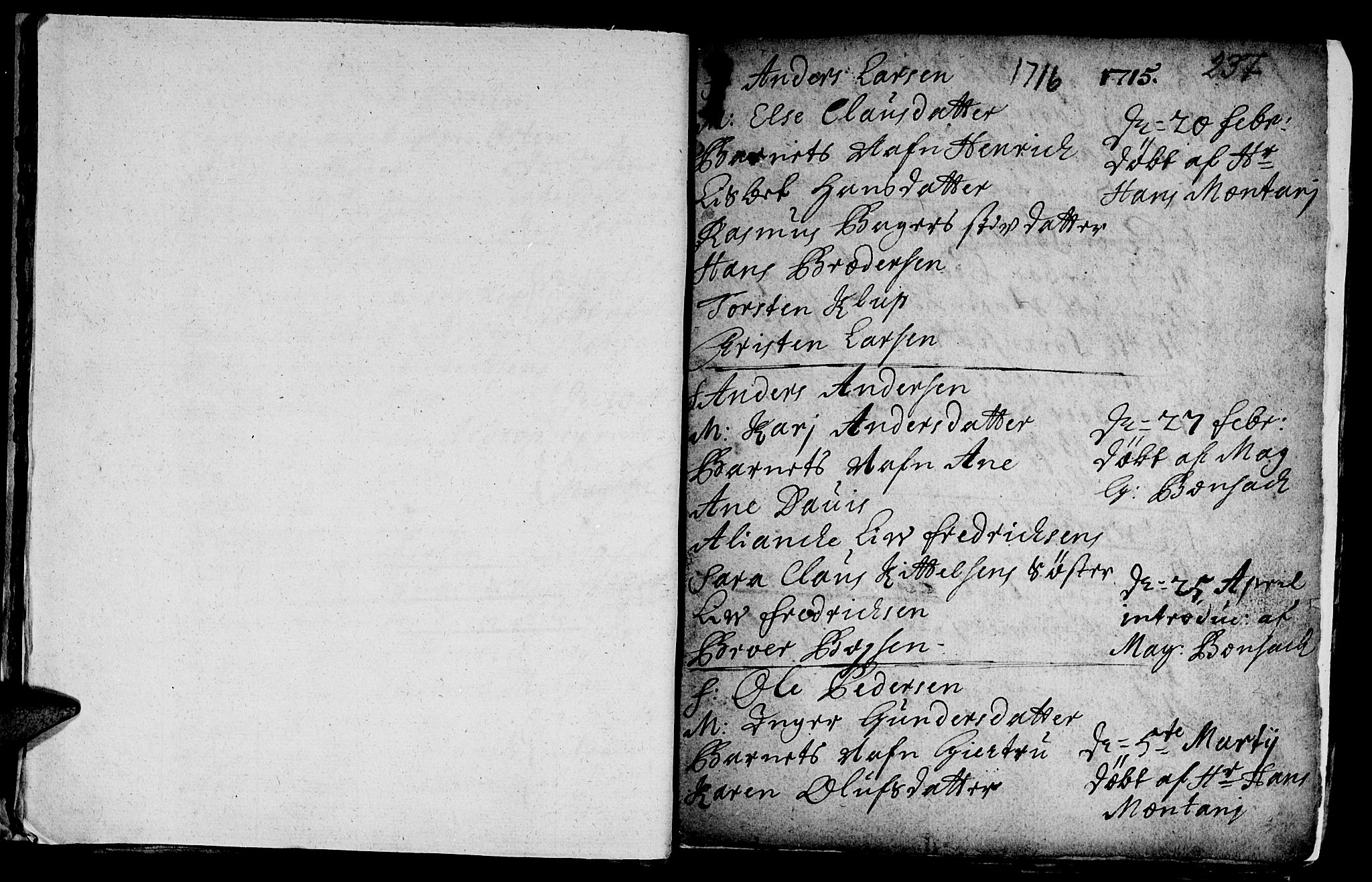 Ministerialprotokoller, klokkerbøker og fødselsregistre - Sør-Trøndelag, AV/SAT-A-1456/601/L0035: Parish register (official) no. 601A03, 1713-1728, p. 237