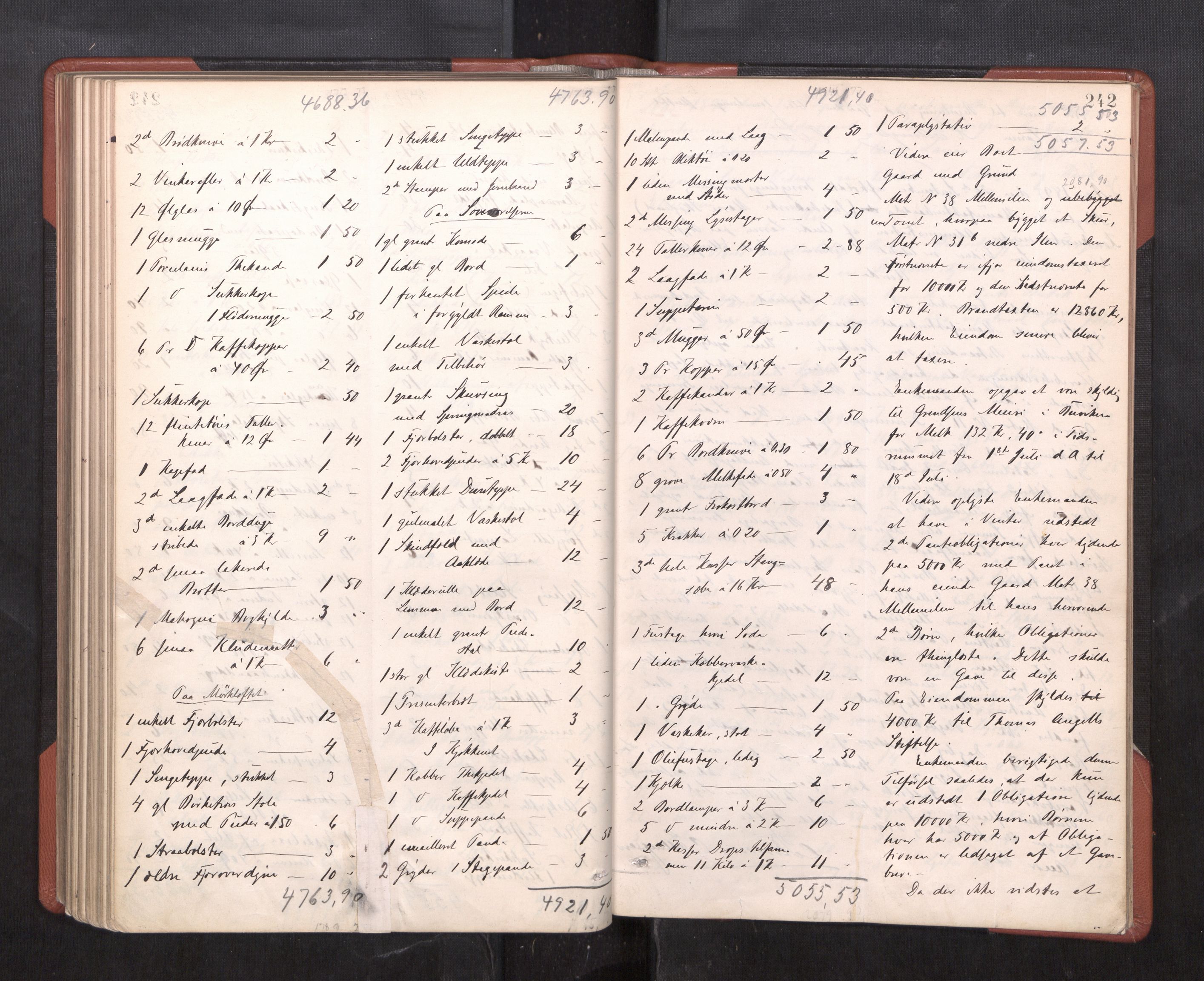 Trondheim byfogd, AV/SAT-A-0003/1/3/3C/L0014: Skifteregistreringsprotokoll (u/ register), 1887-1897, p. 242