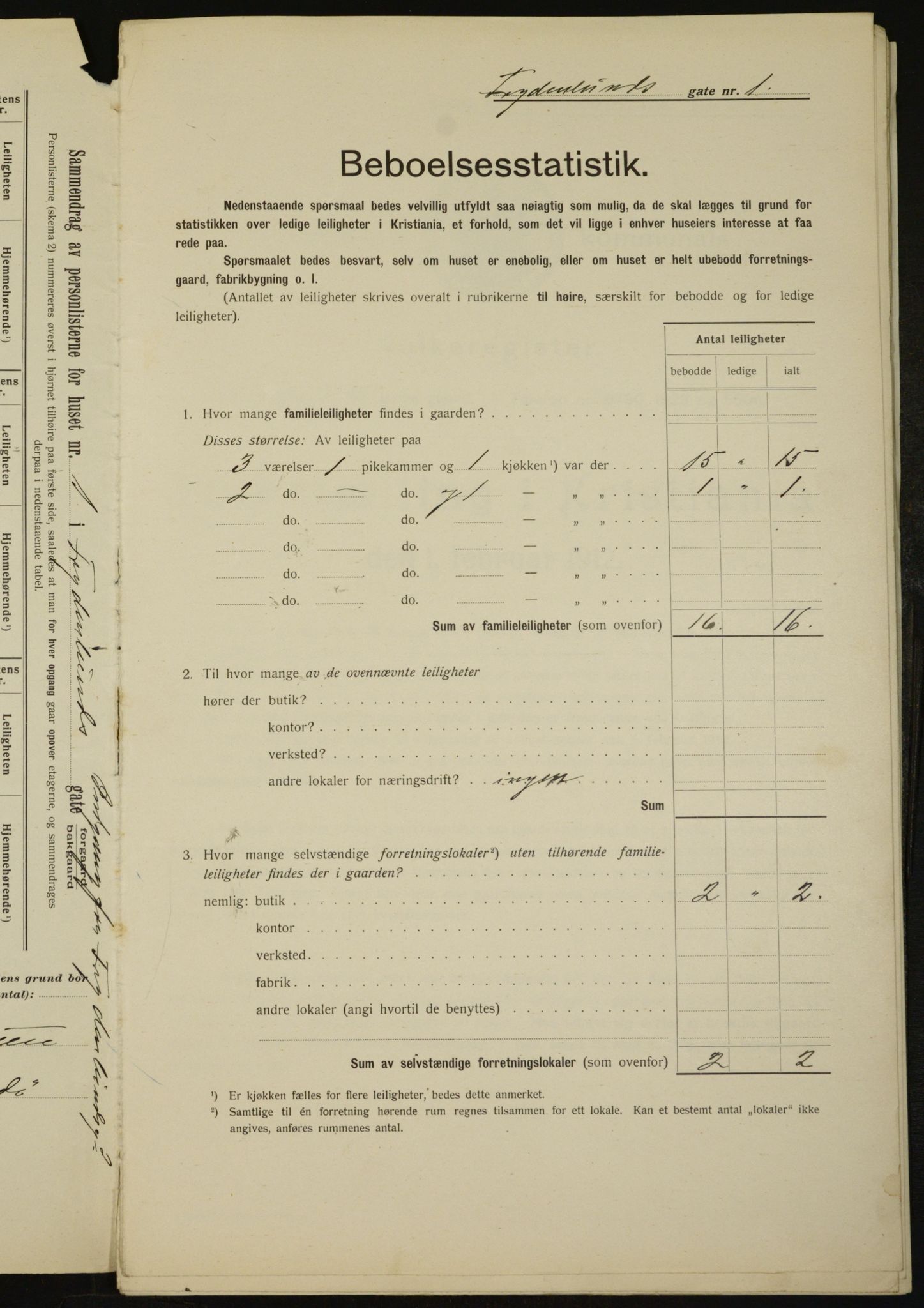 OBA, Municipal Census 1912 for Kristiania, 1912, p. 27807